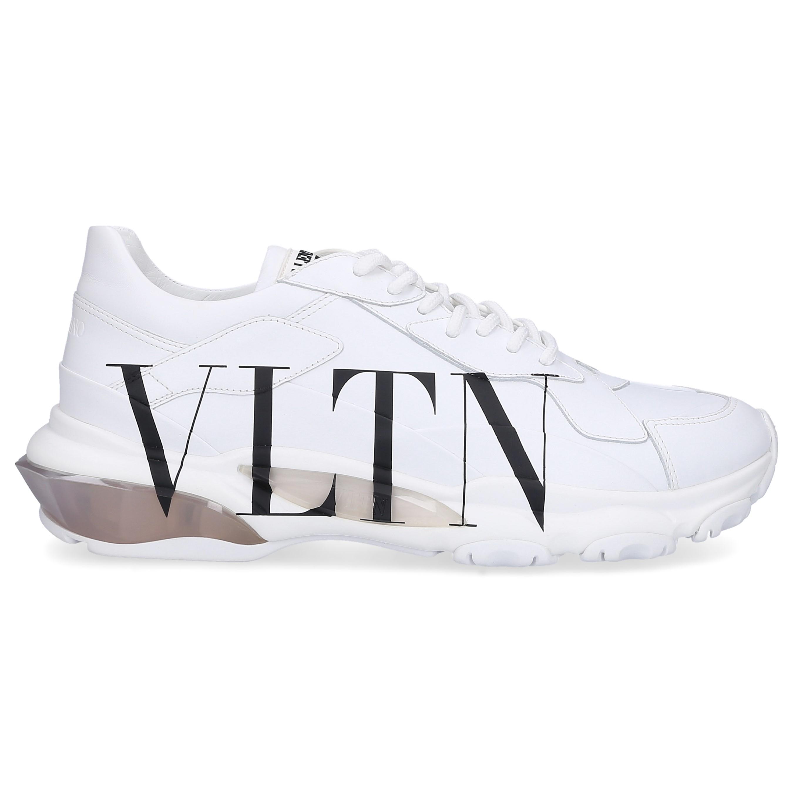 valentino white flat