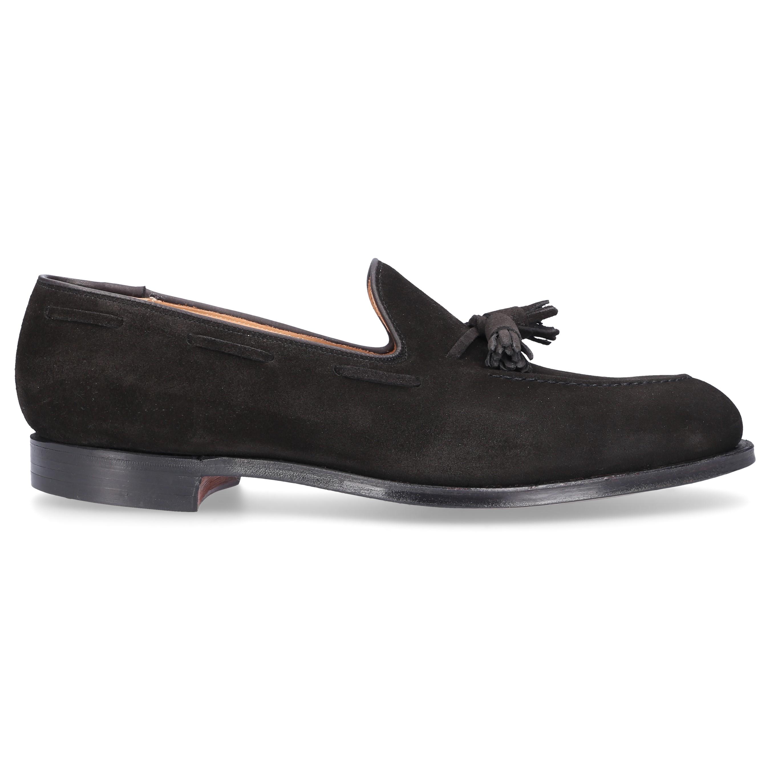Crockett and Jones Suede Loafers Cavendish 2 in Black for Men Lyst