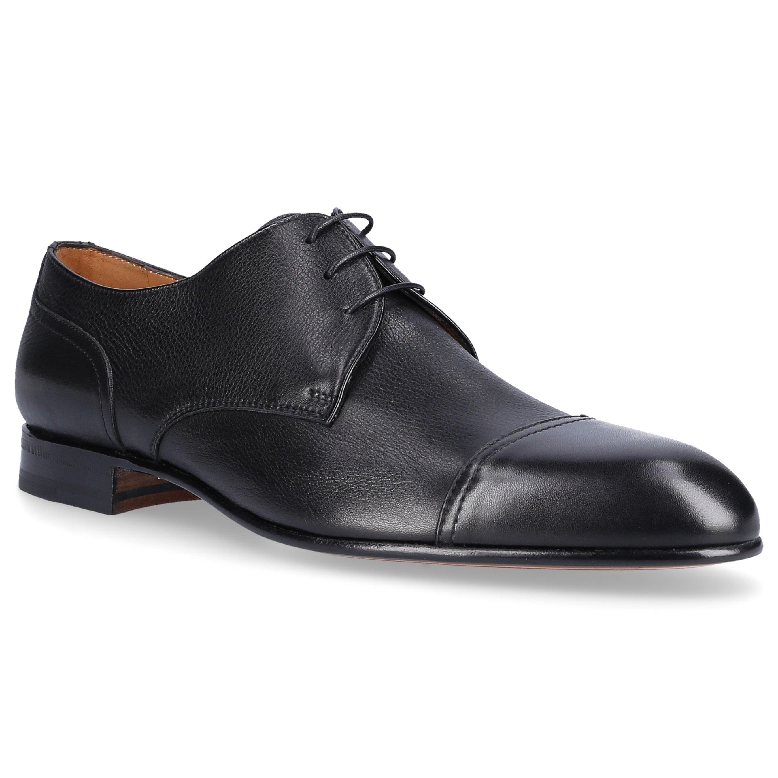 Moreschi Business Shoes Derby 042639 Calfskin in Black for Men | Lyst