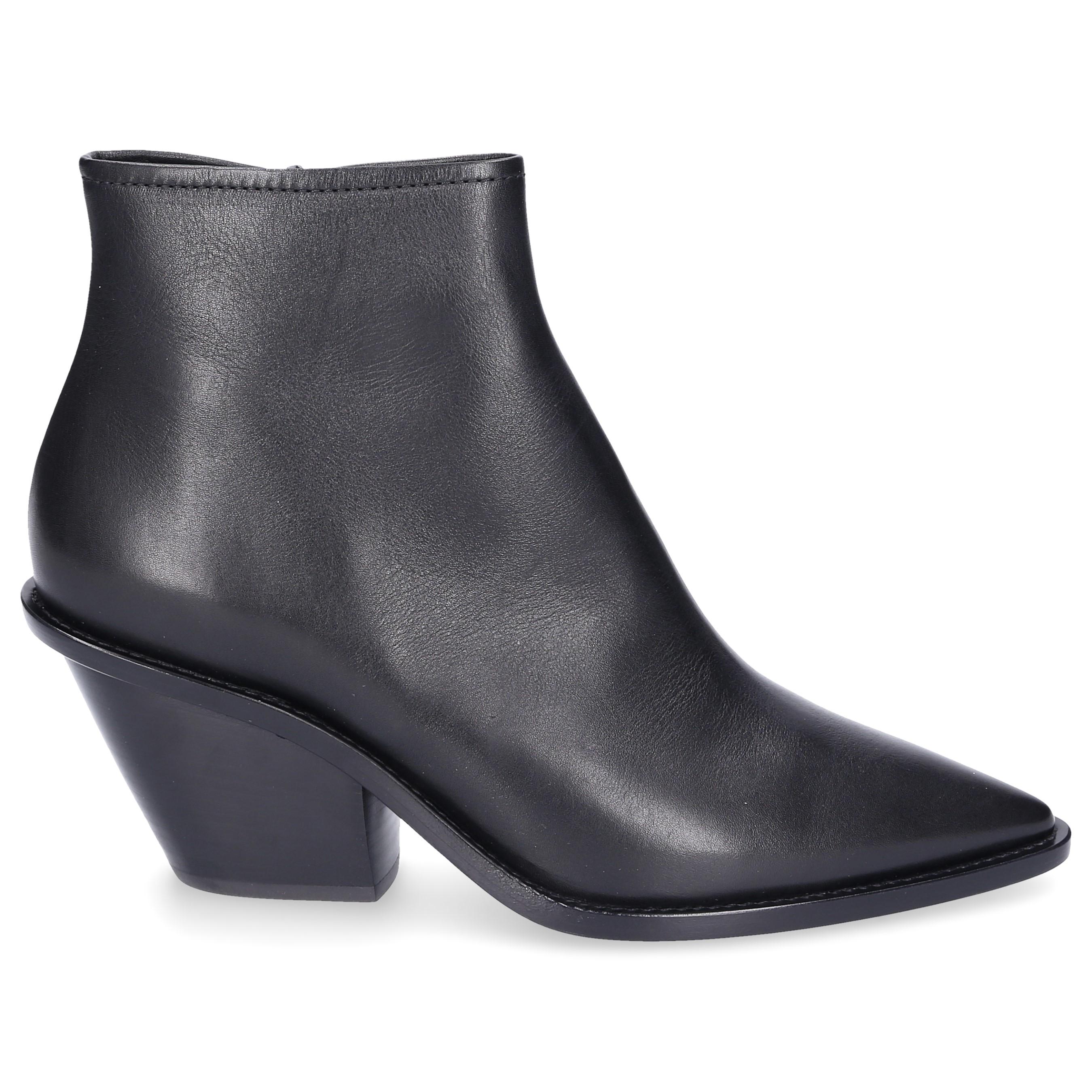 Agl Attilio Giusti Leombruni Leather Ankle Boots Black D239508 - Lyst