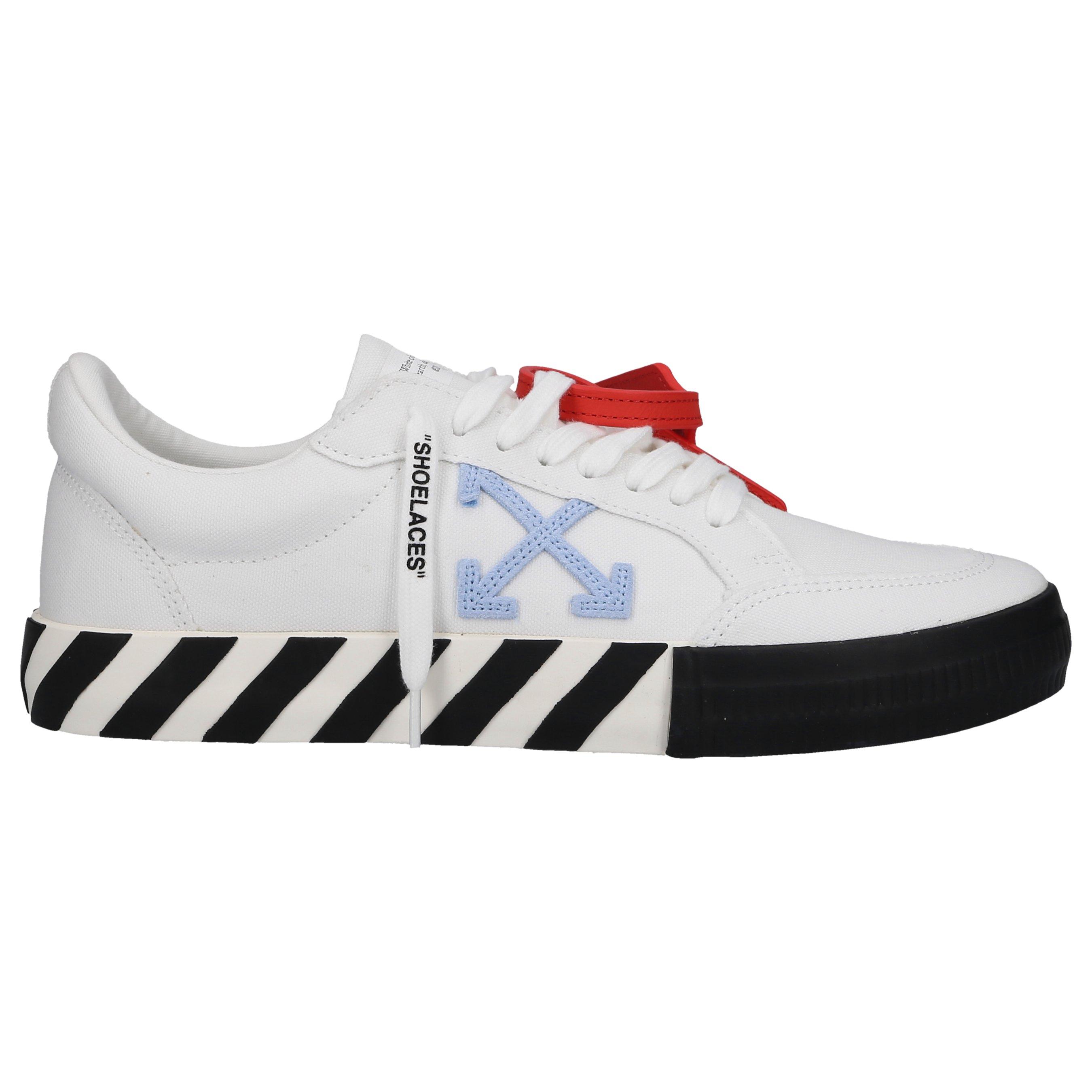 Off-White c/o Virgil Abloh Low-top Sneakers Vulcanized Canvas in White for  Men | Lyst