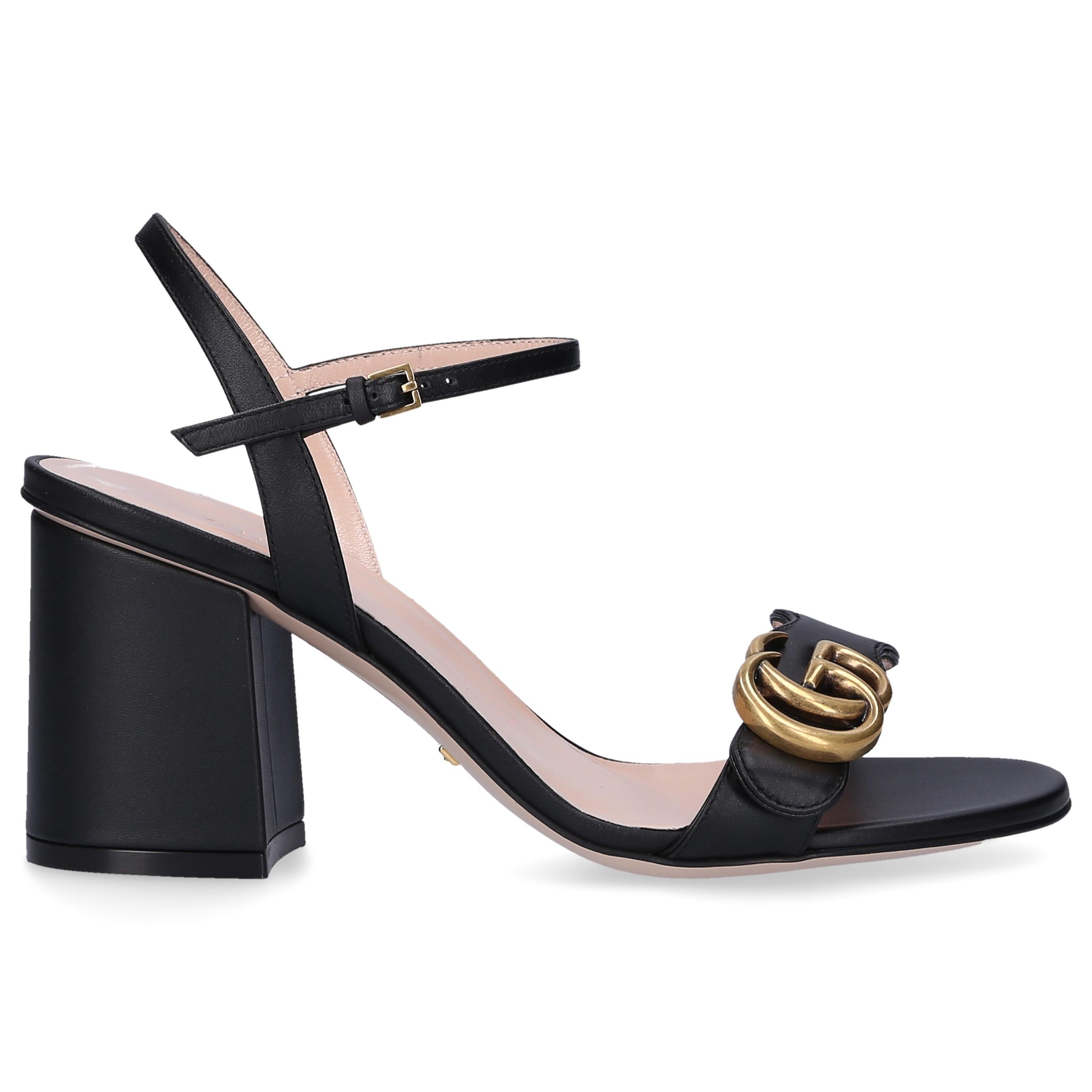 gucci sandals with heel