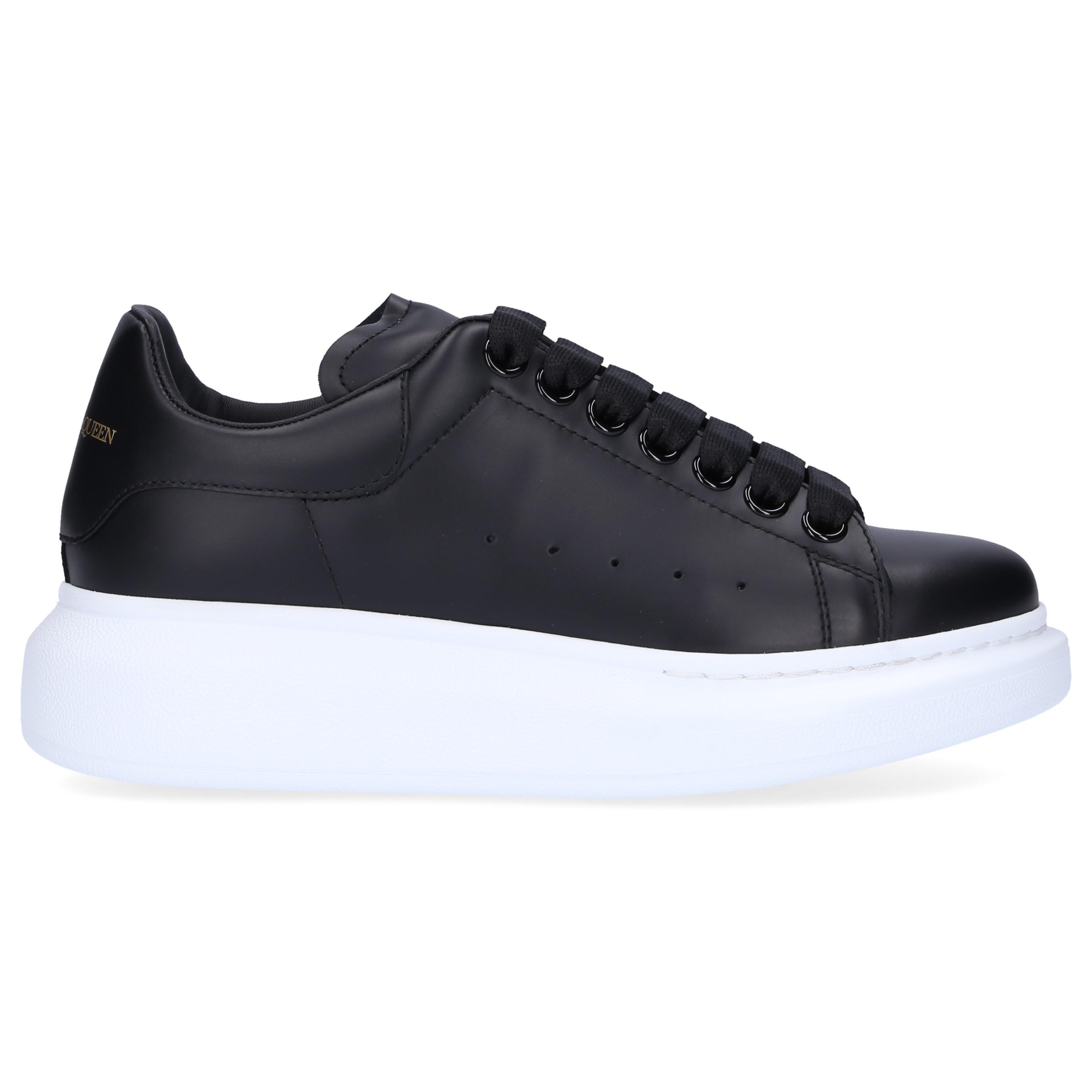 Alexander McQueen Leather Sneakers Black Larry - Lyst