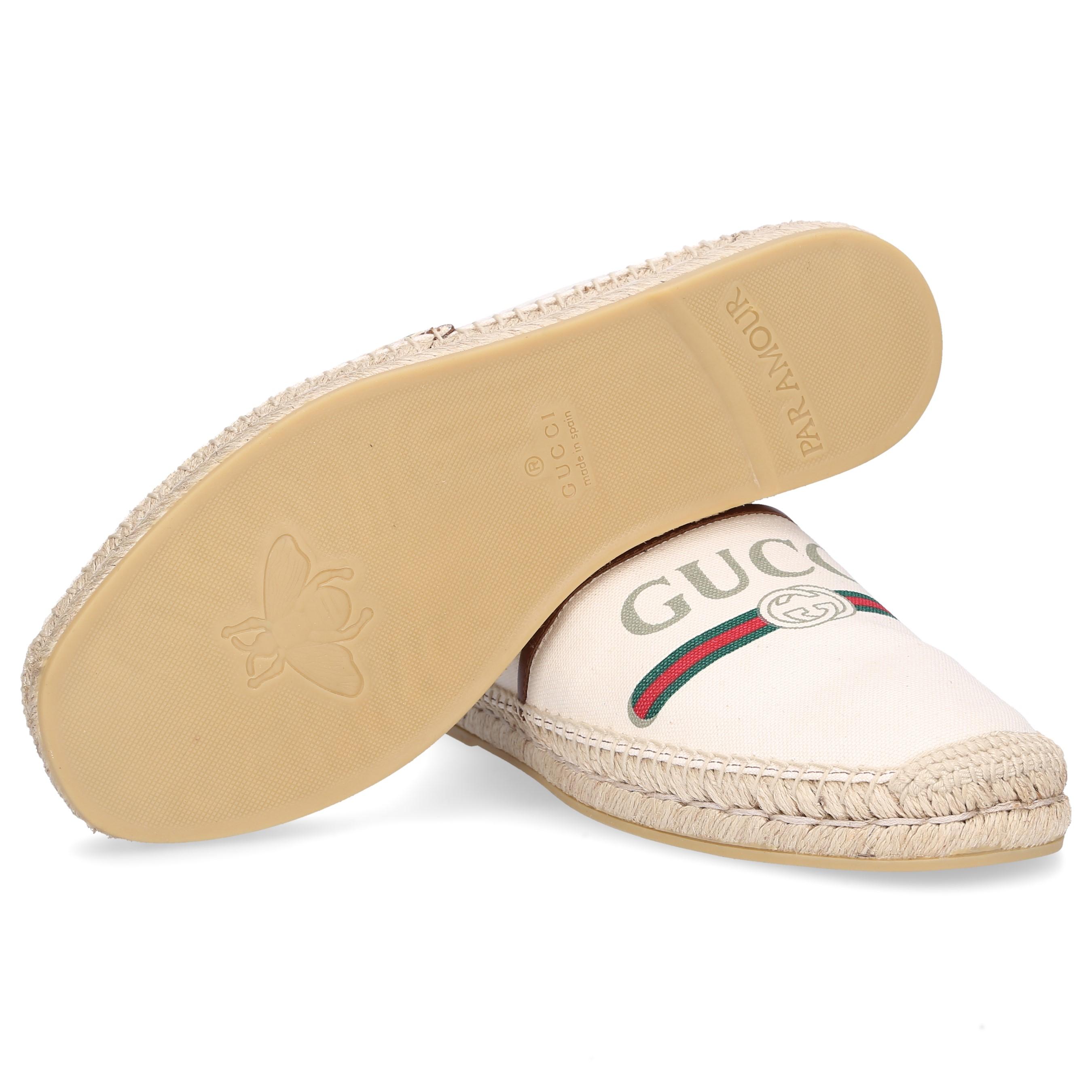 Gucci Logo Canvas & Leather Espadrille for Men | Lyst