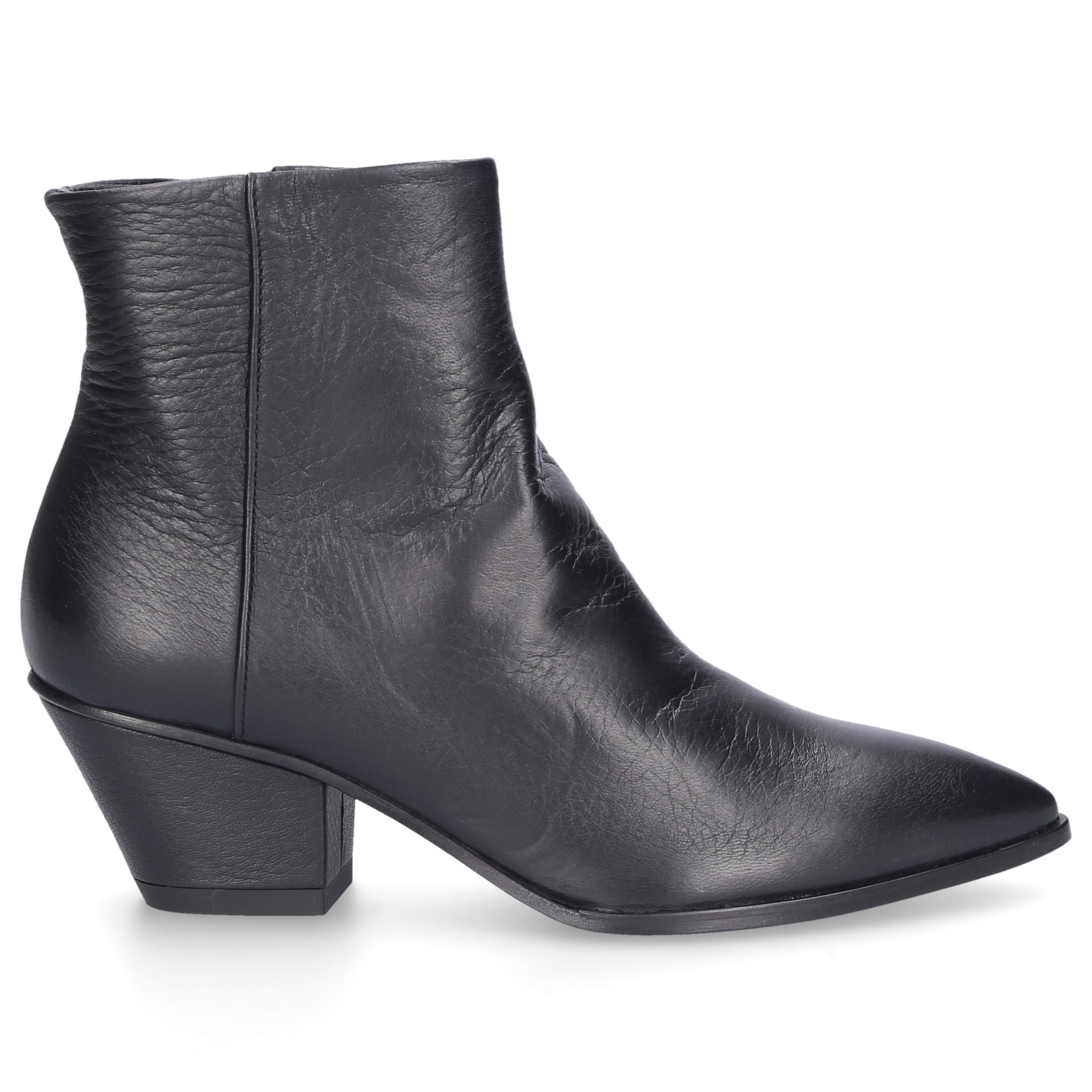 Agl Attilio Giusti Leombruni Leather Ankle Boots Black D137556 - Lyst