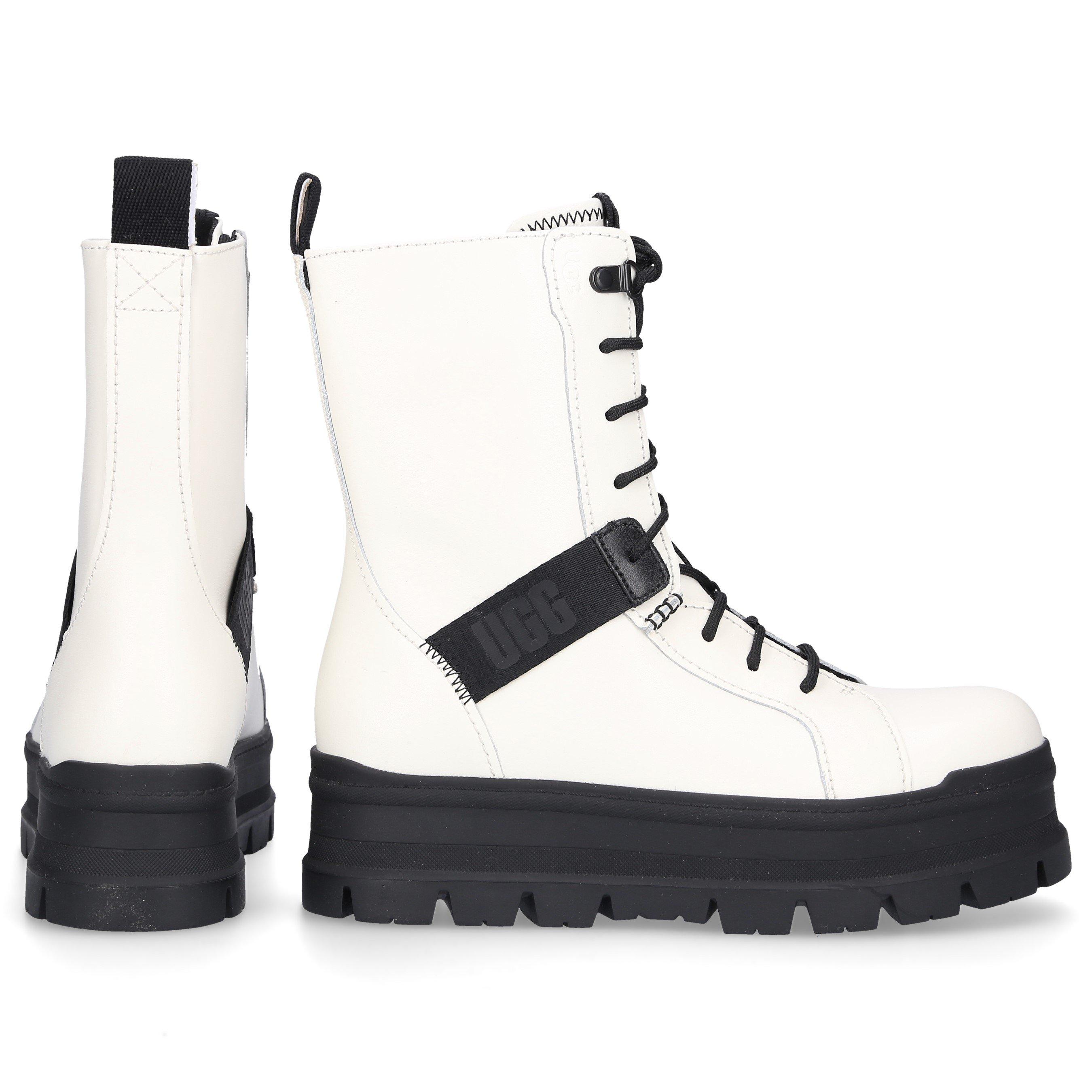 white ugg combat boots