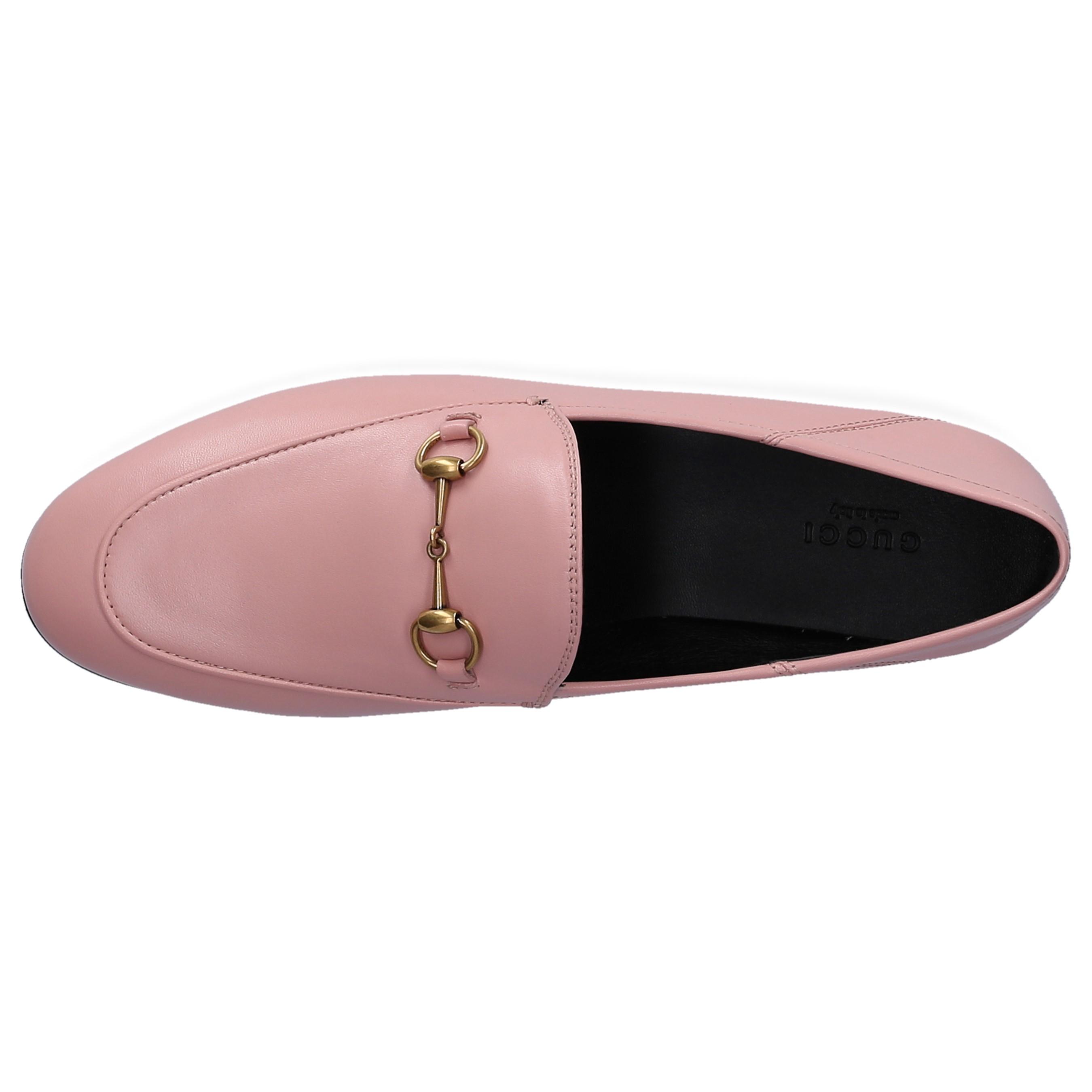 gucci slip ons pink