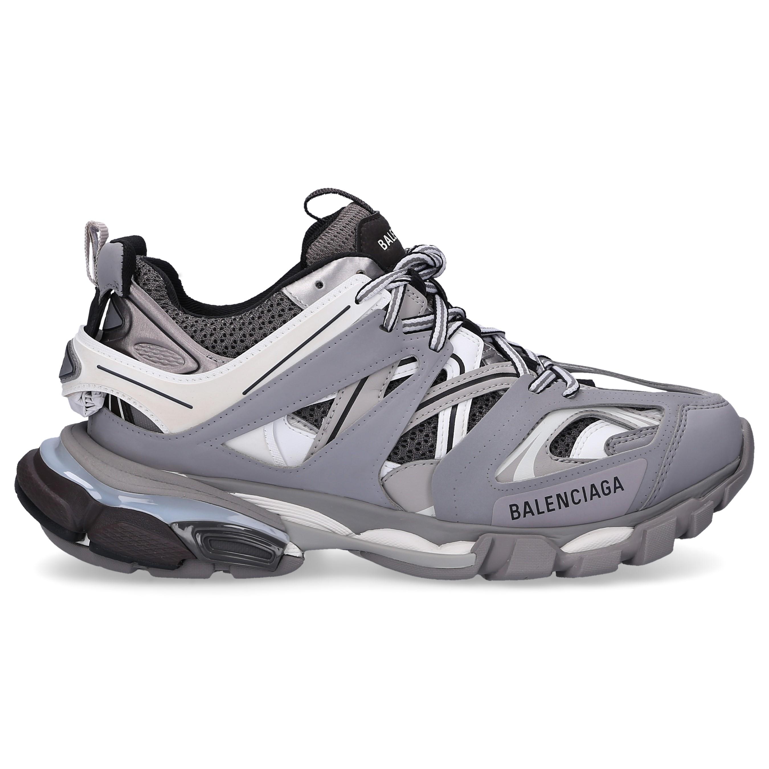 Balenciaga Rubber Track Trainers in Grey (Gray) for Men - Lyst