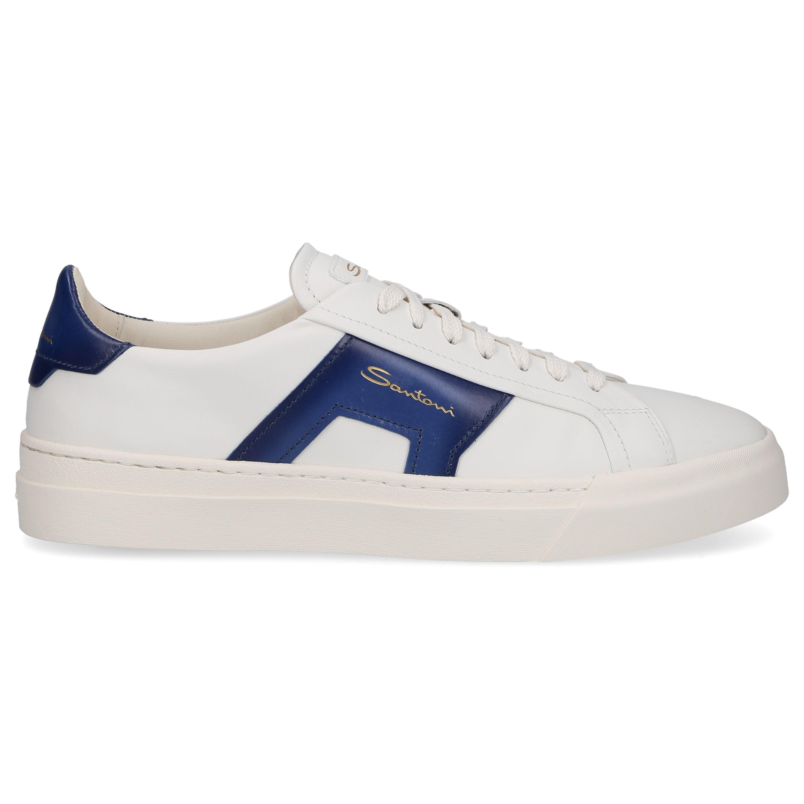 Santoni Sneakers Blue Double Buckle for Men | Lyst