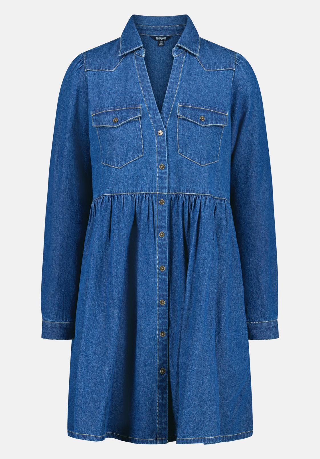 white christmas dresses High Rise Wide Leg Adele Women's Jeans, Dark Rinse Wash Indigo / 30 main image 1