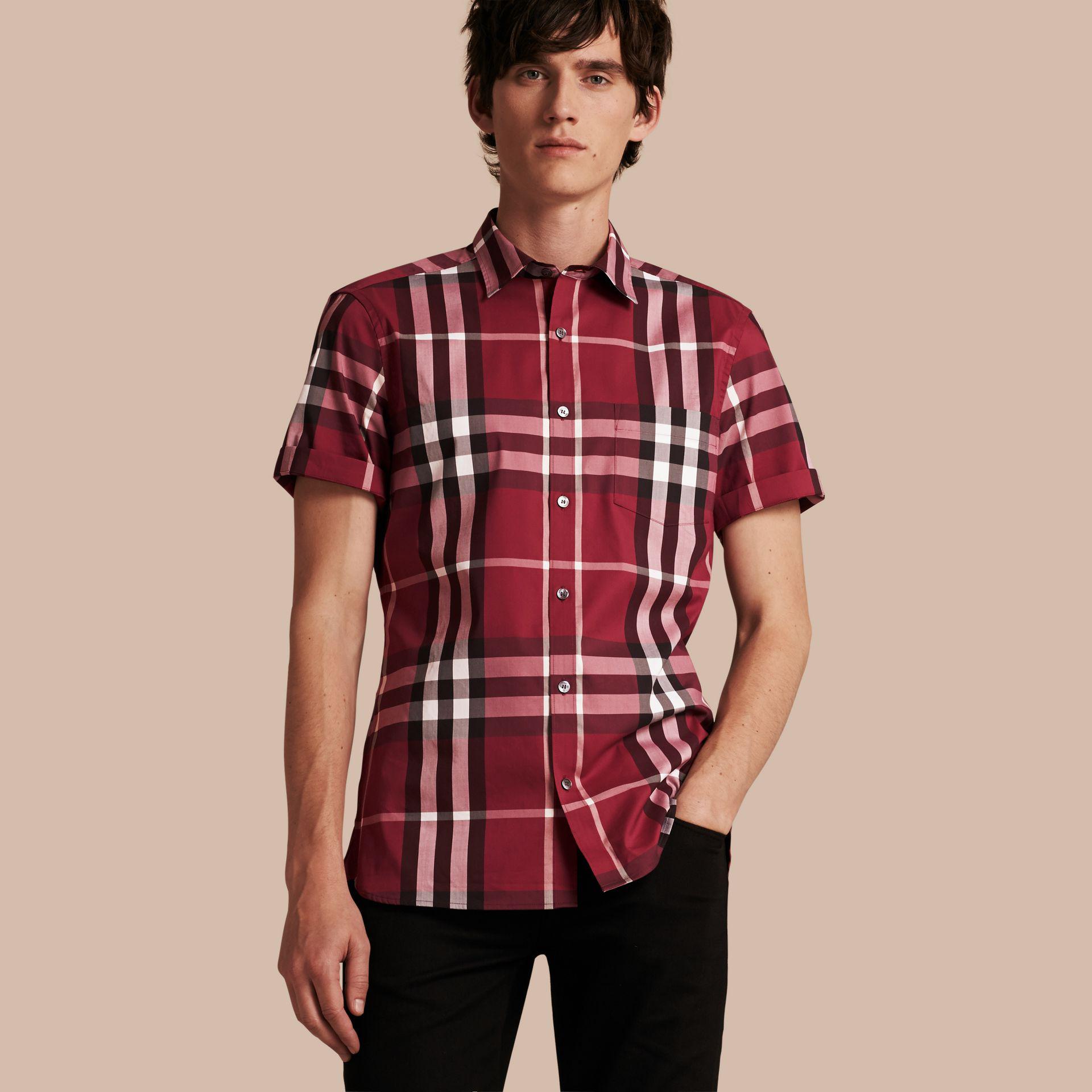 burberry short sleeve dress shirt