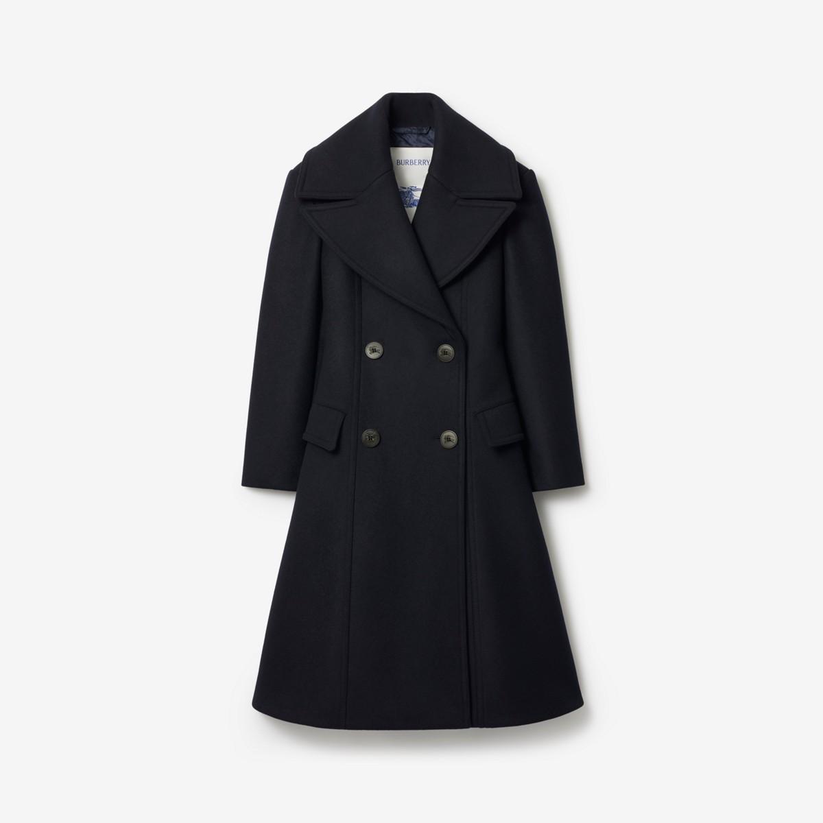 ジャケット・アウター BURBERRY Maxi length long coat Long Cashmere Kensington Trench Coat in Trail melange