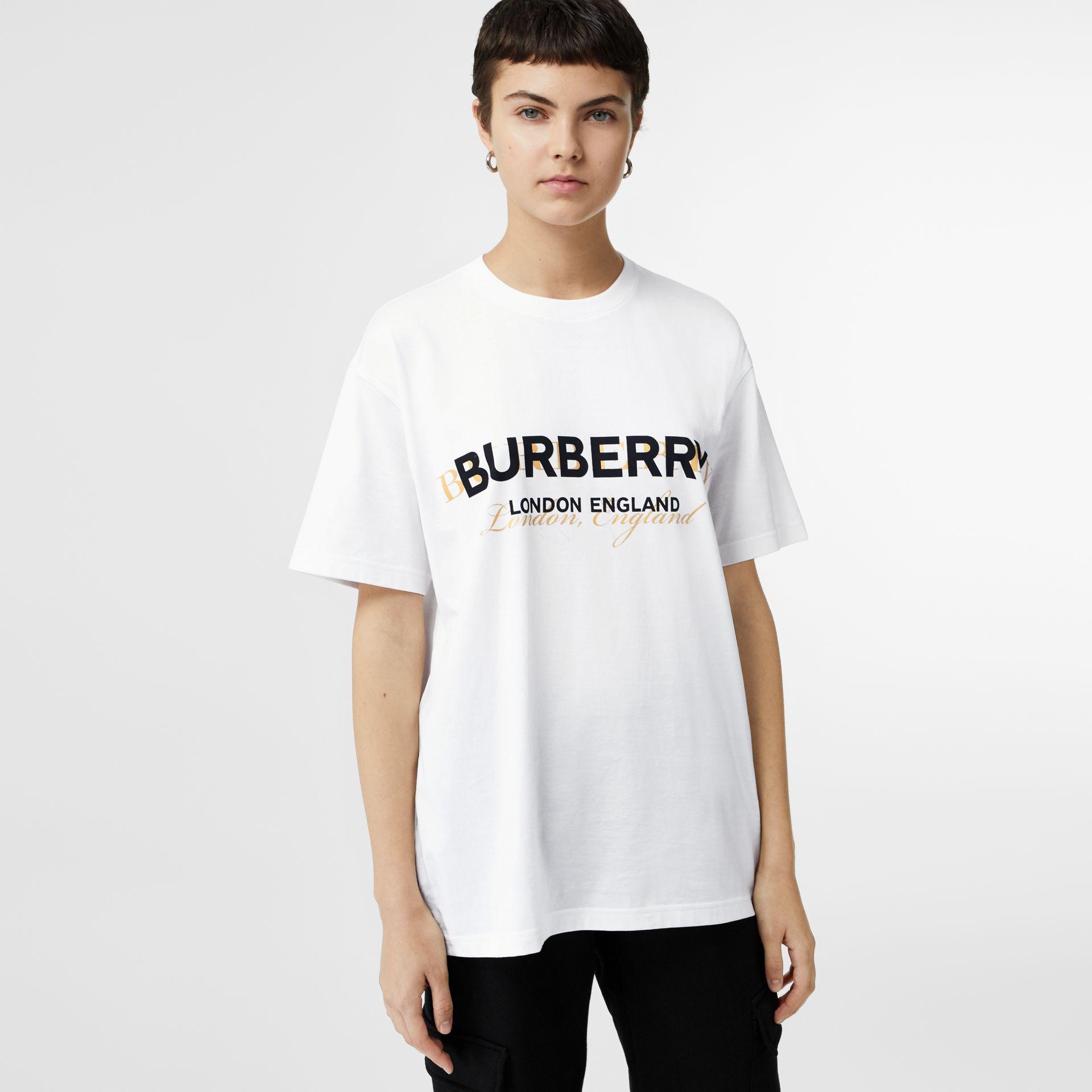burberry double logo t shirt