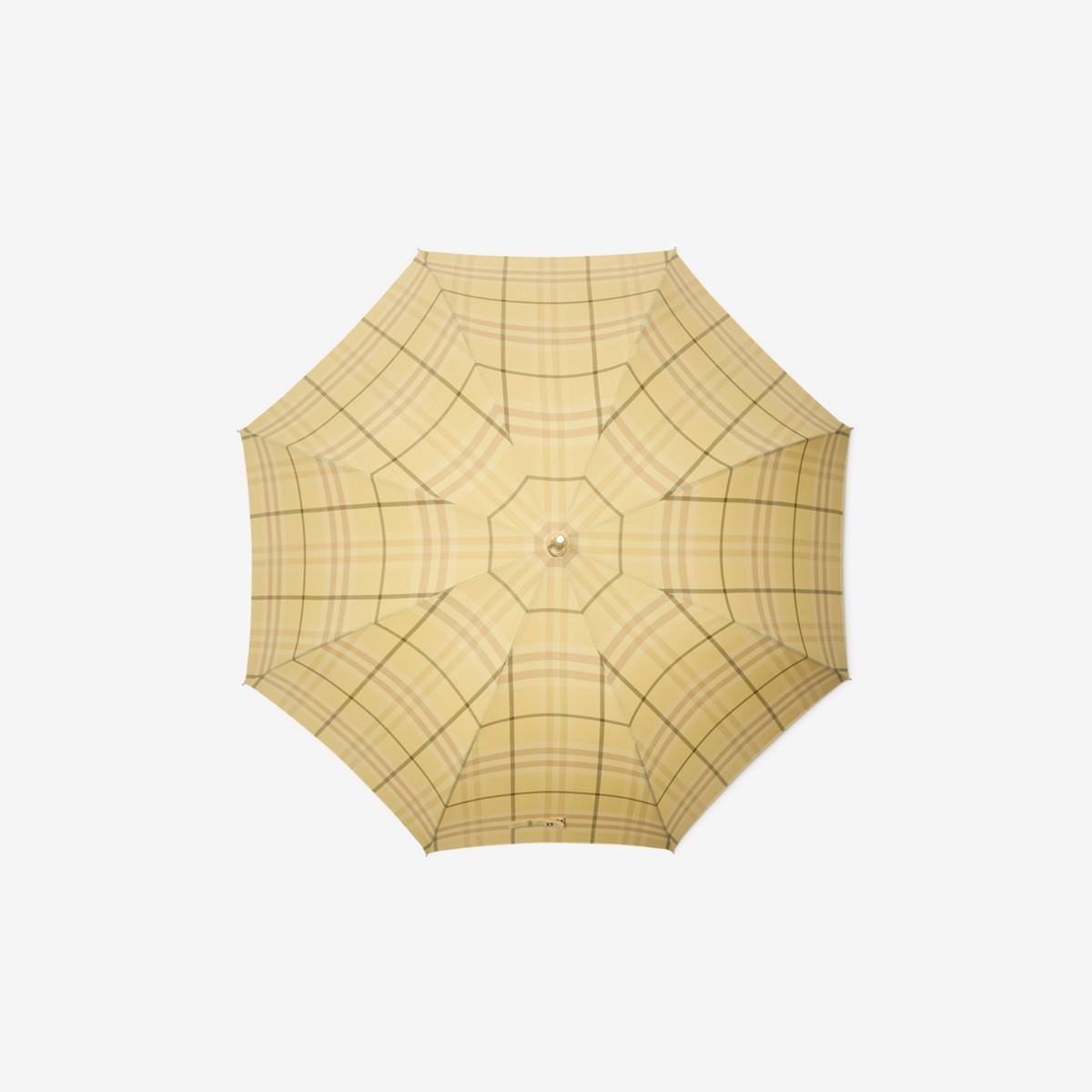 傘・レイングッズ Burberry UMBRELLAS (8098400 C1464) チェック フォールディングアンブレラ (カラント) | Burberry