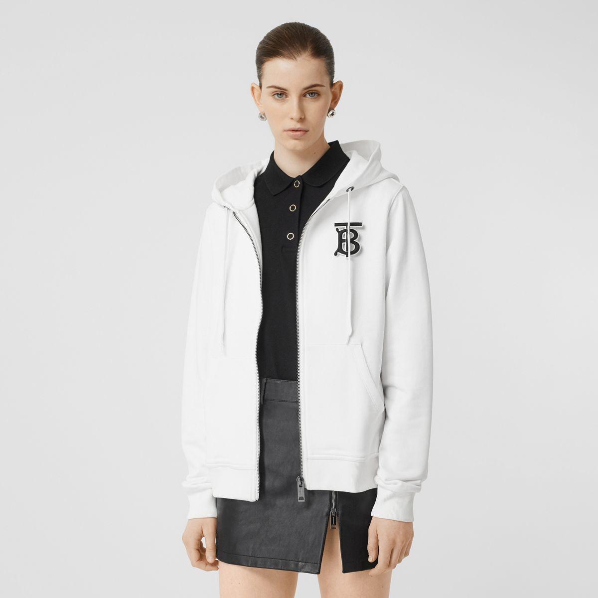 white burberry tracksuit
