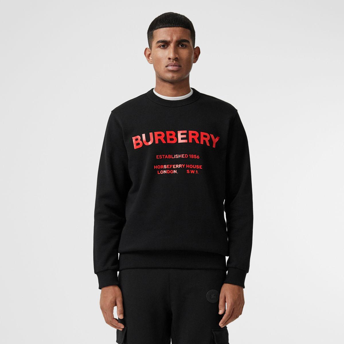 burberry black sweatshirt