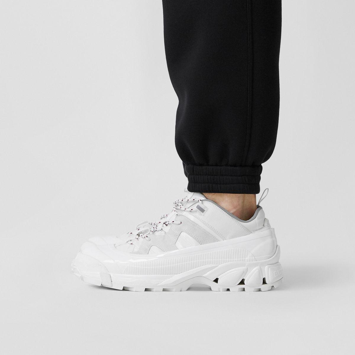 nylon and suede arthur sneakers