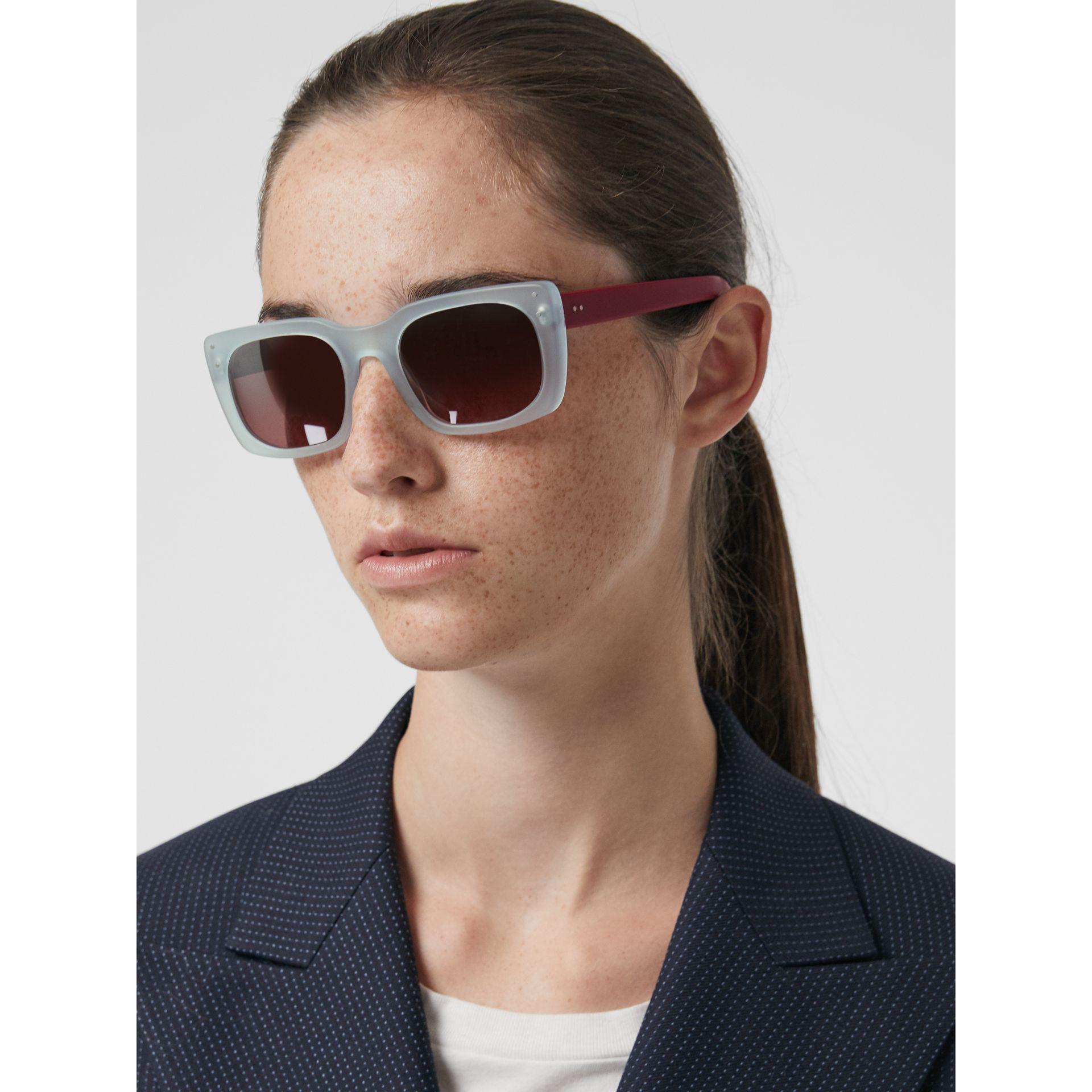 burberry square frame sunglasses