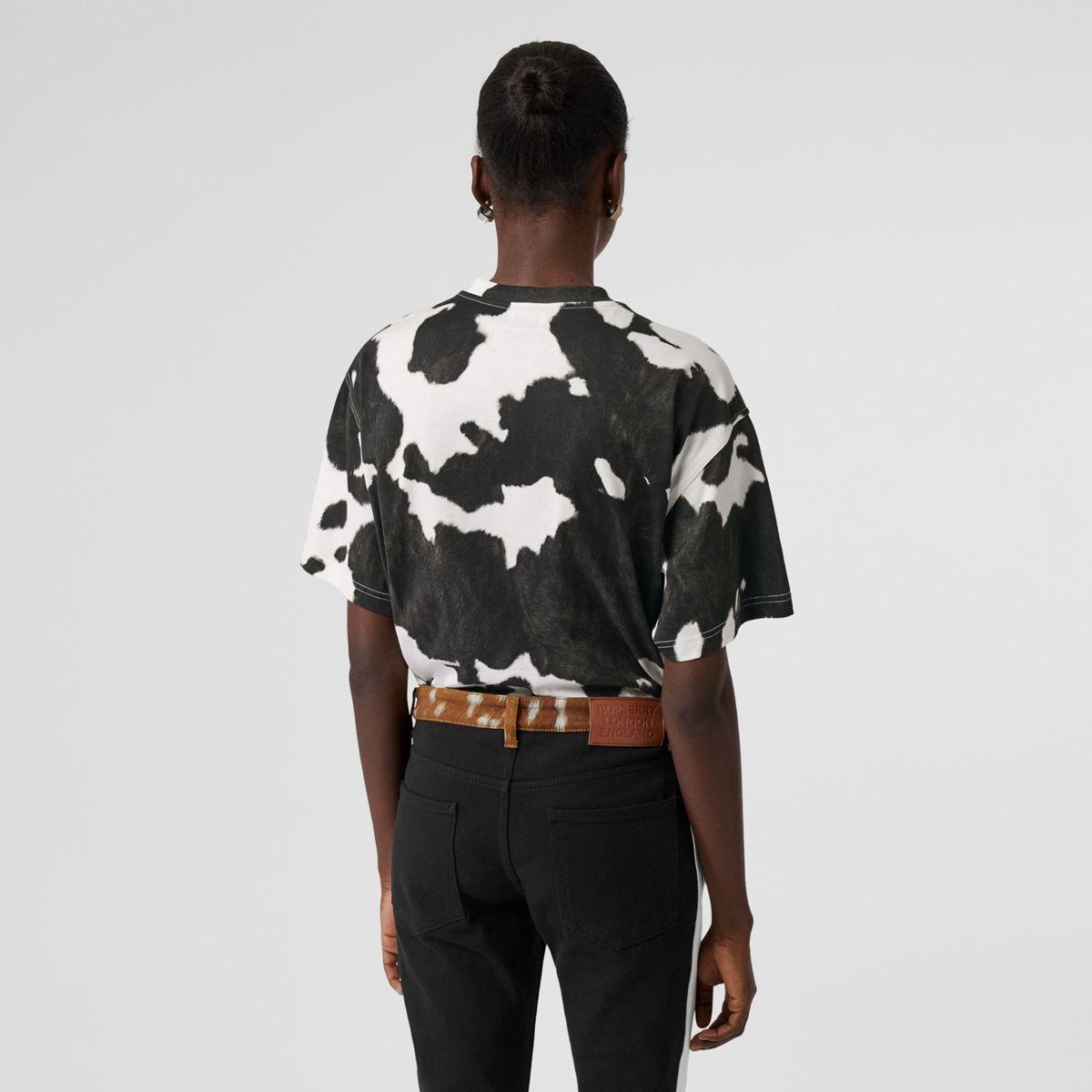 burberry cow print shirt