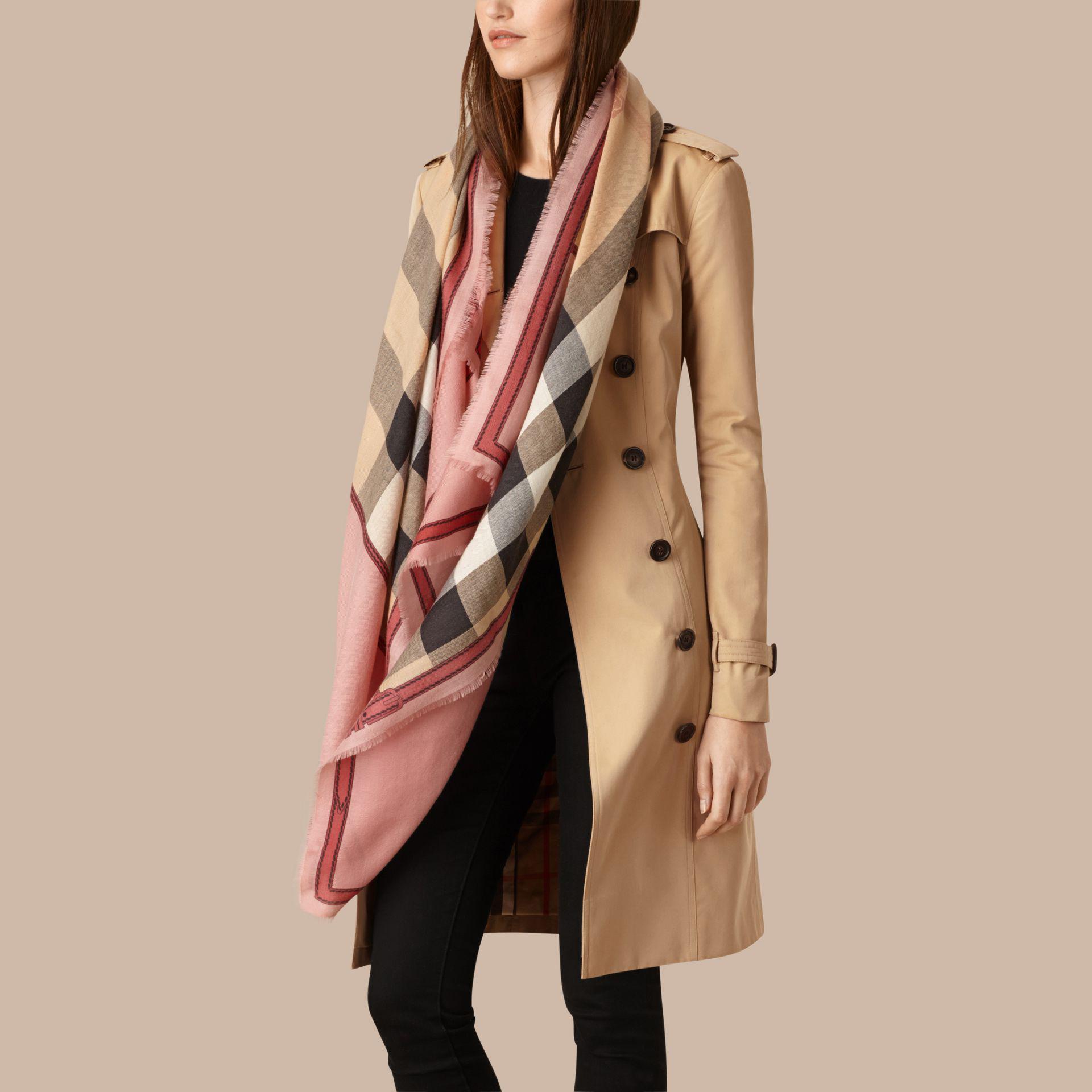 Burberry Horseferry Check Cashmere Scarf - Lyst