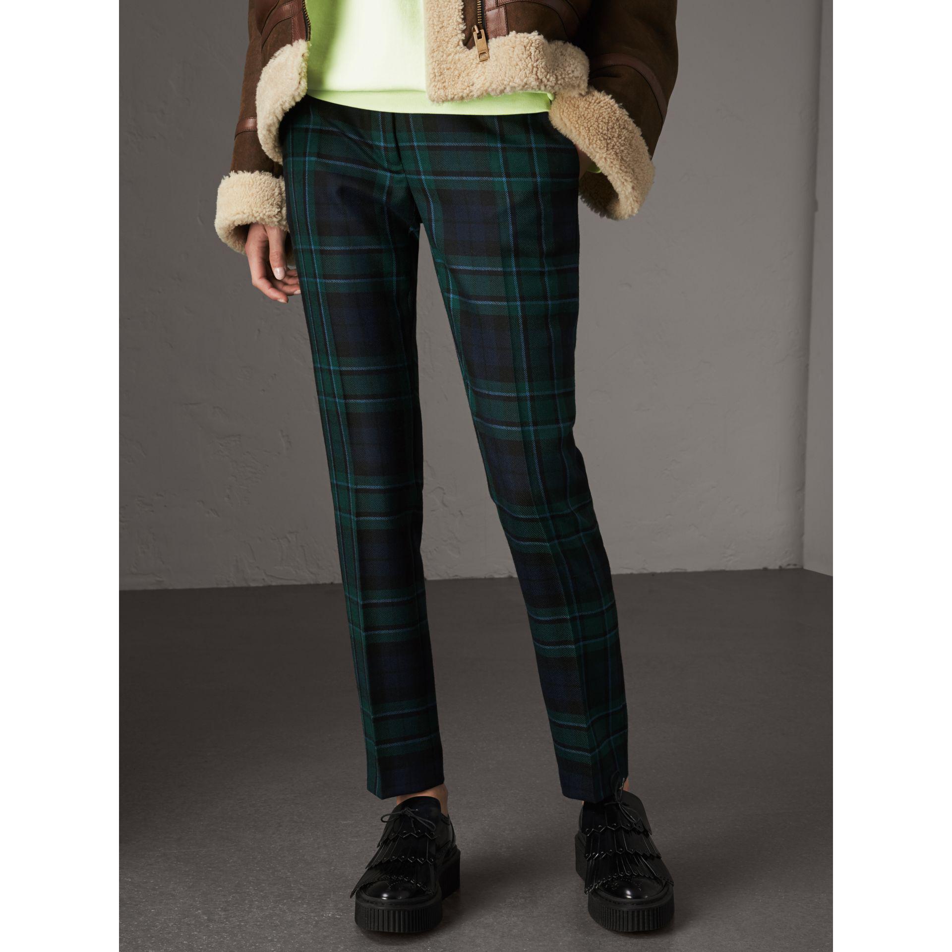 burberry green pants