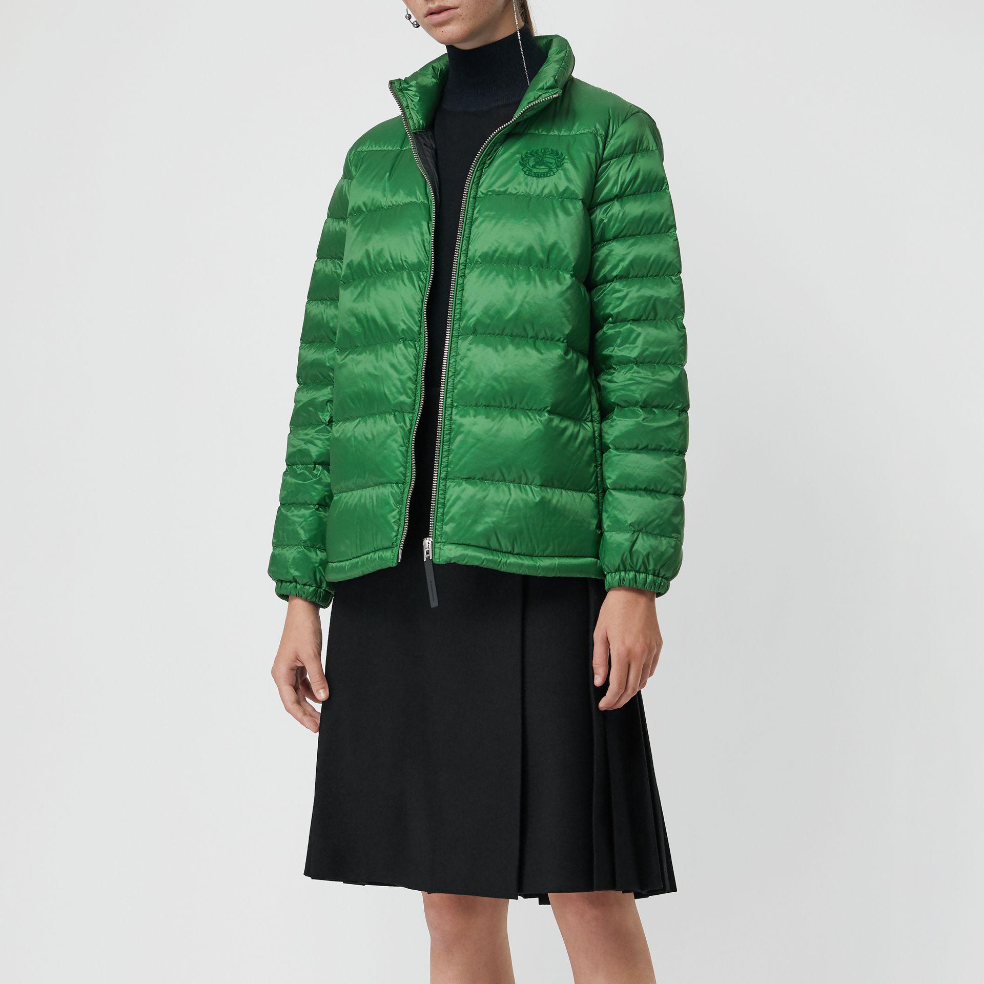 Burberry Goose Down-filled Puffer Jacket in Emerald Green (Green) - Lyst