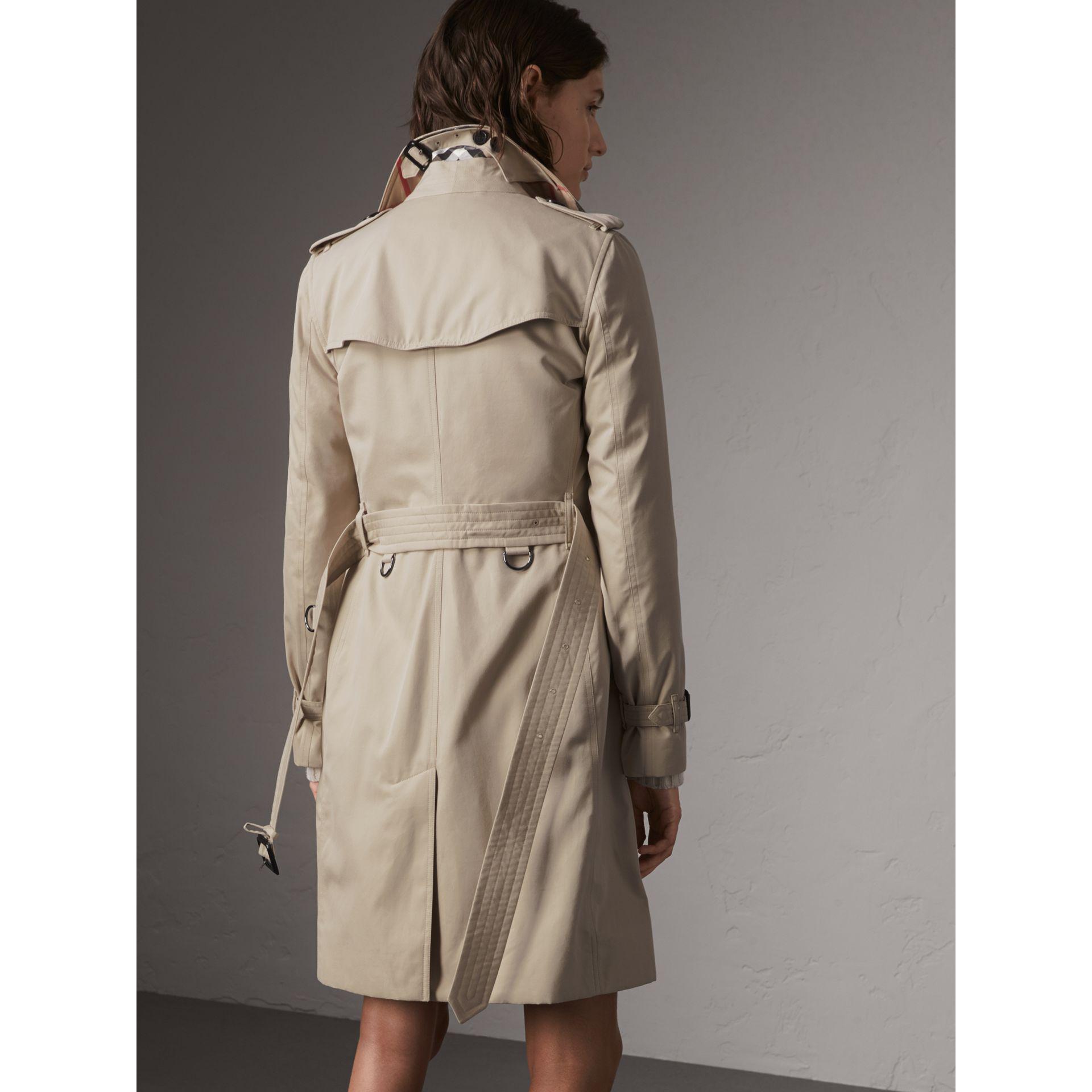Burberry The Kensington – Long Heritage Trench Coat Stone | Lyst