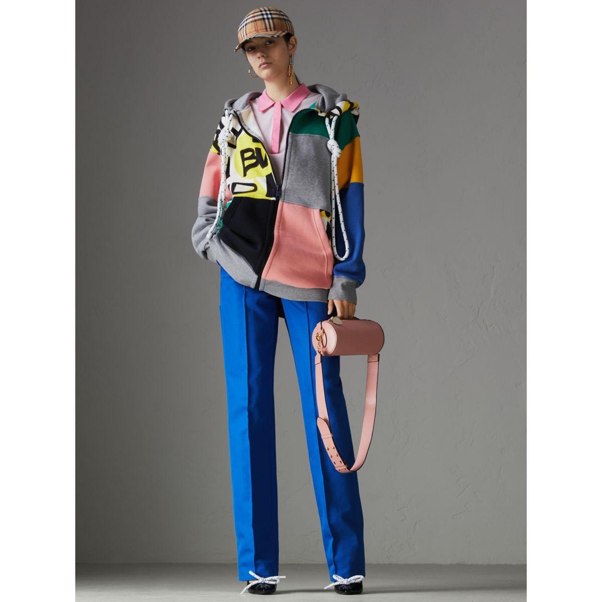 The barrel cloth handbag Burberry Multicolour in Cloth - 33247221