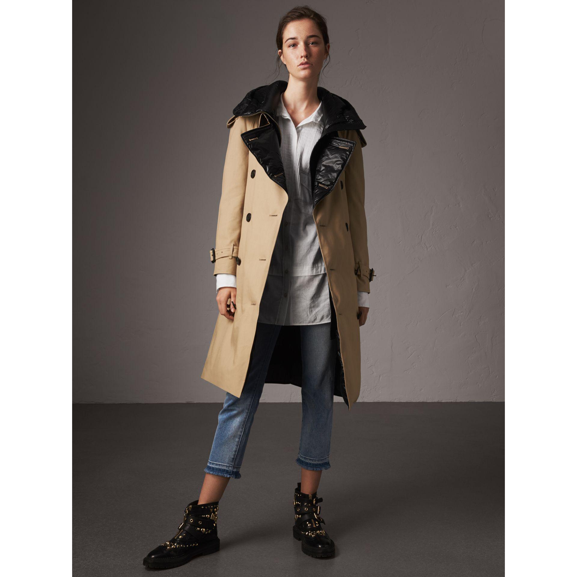 Burberry Reversible Down-filled Cotton Gabardine Trench Coat | Lyst