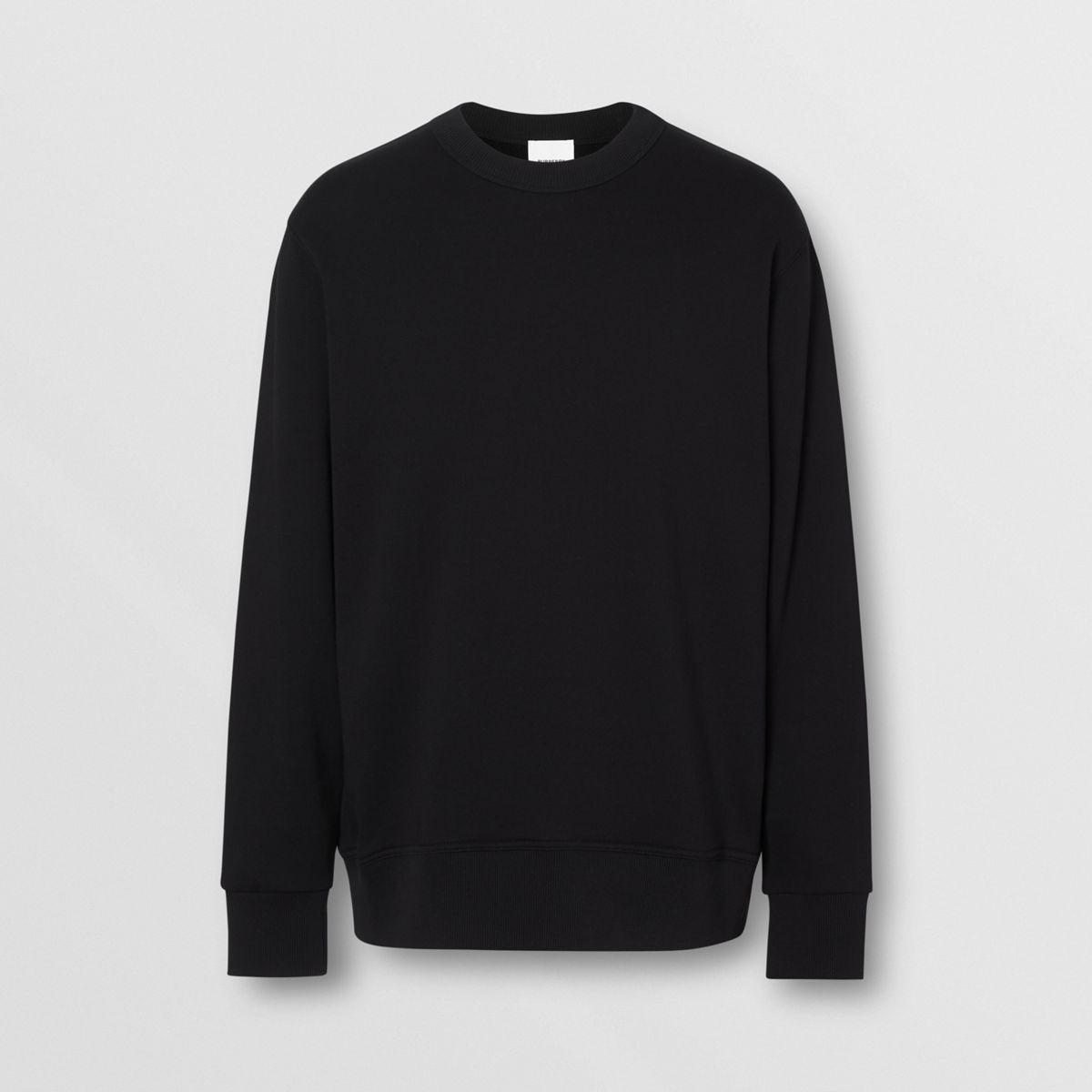Burberry Cotton Men's Acklow Logo-back Sweatshirt in Black for 