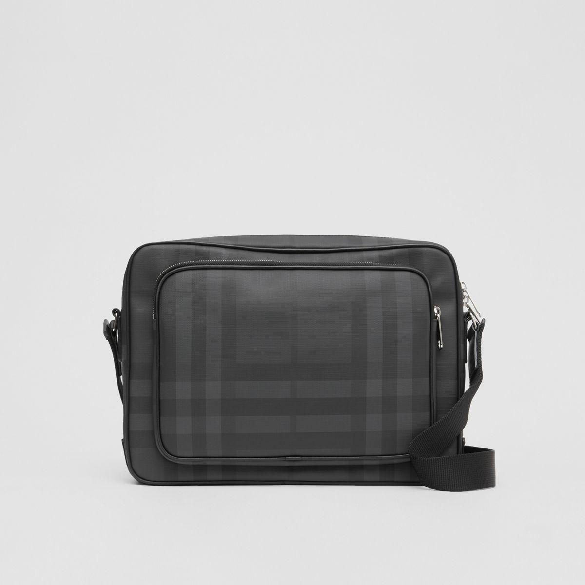 burberry london check messenger bag