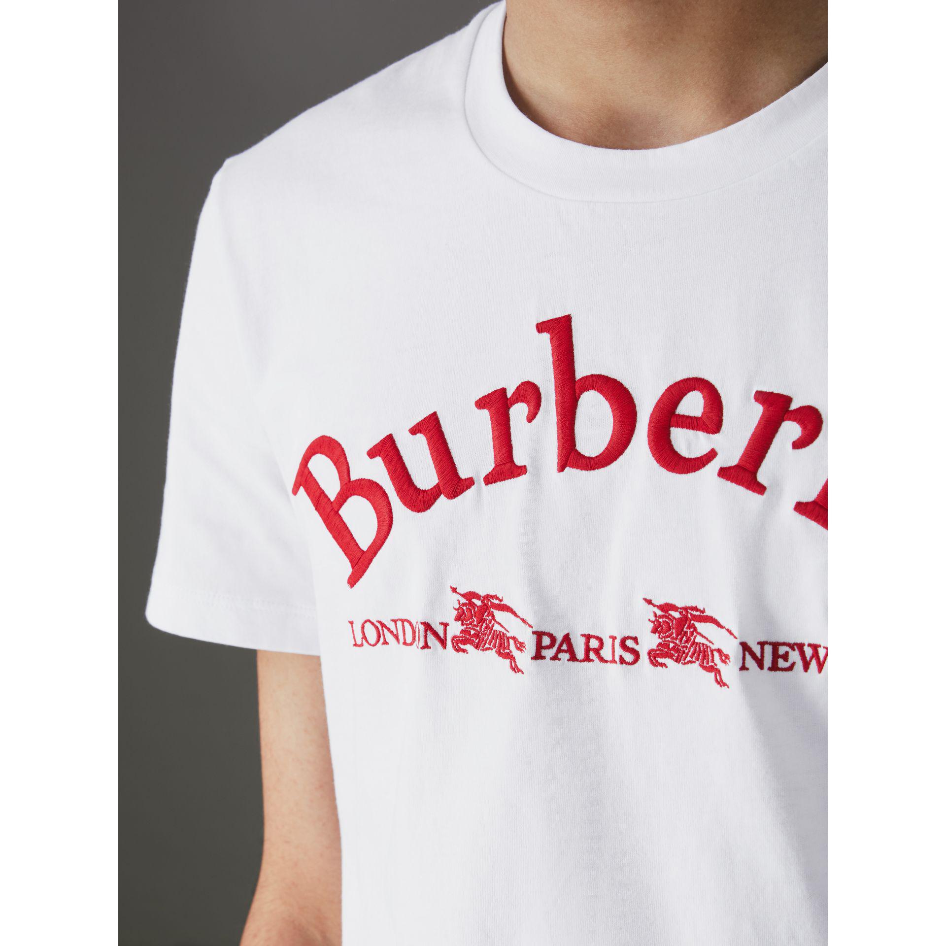 burberry archive logo tee