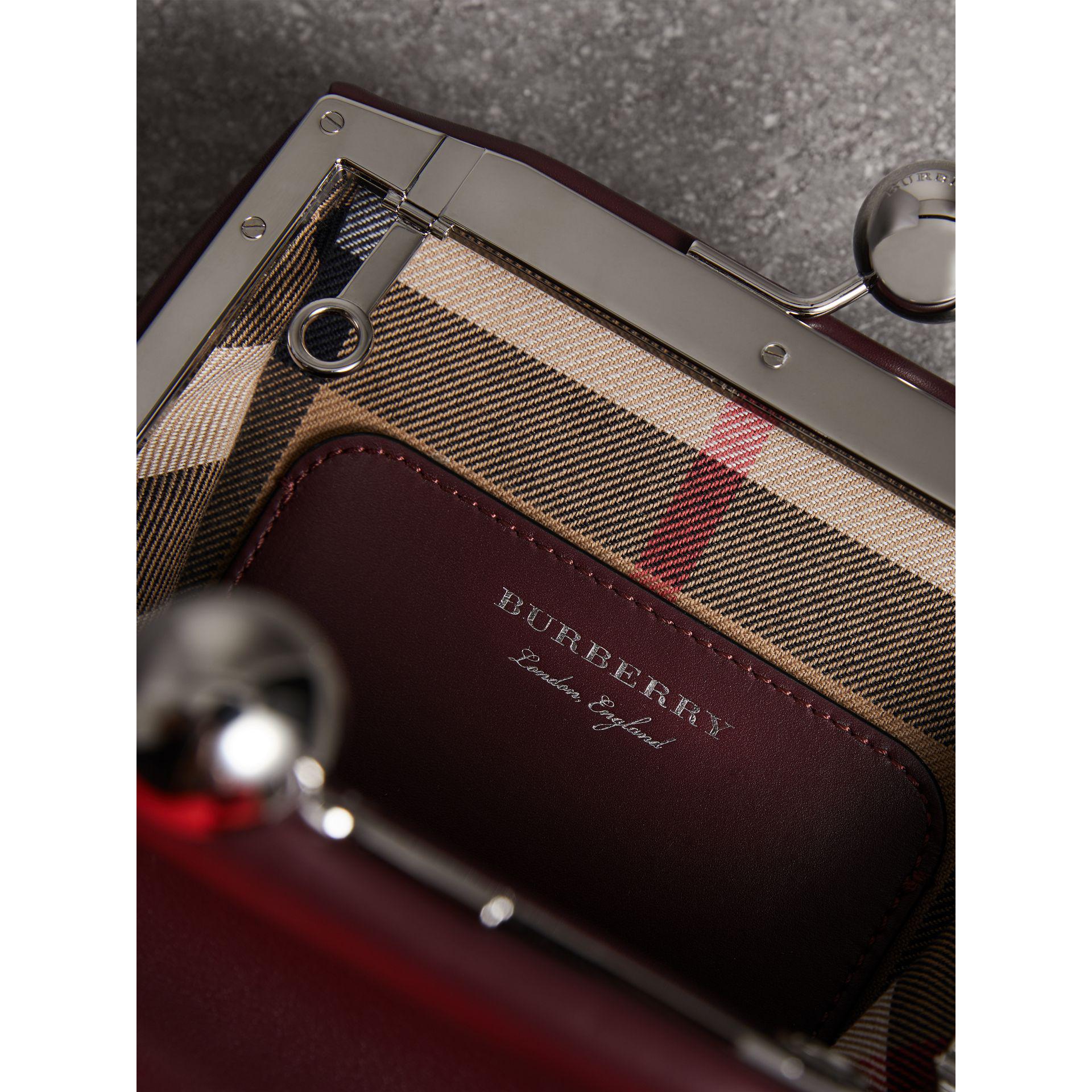 Burberry Small Leather Frame Bag | Lyst