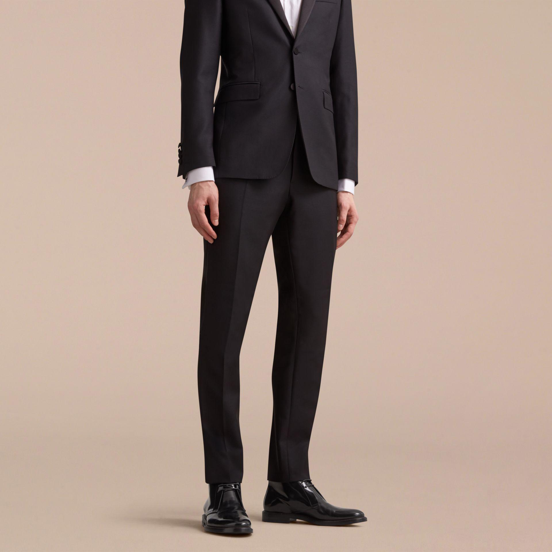 desert boot black polished