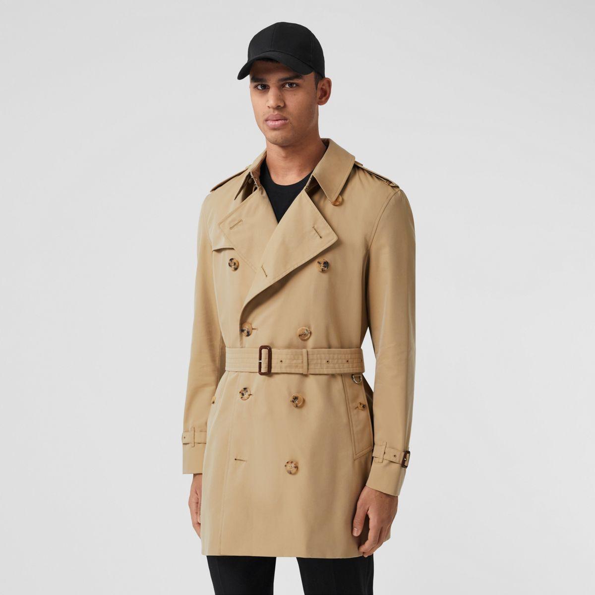 Burberry The Short Wimbledon Trench Coat in Natural for Men | Lyst