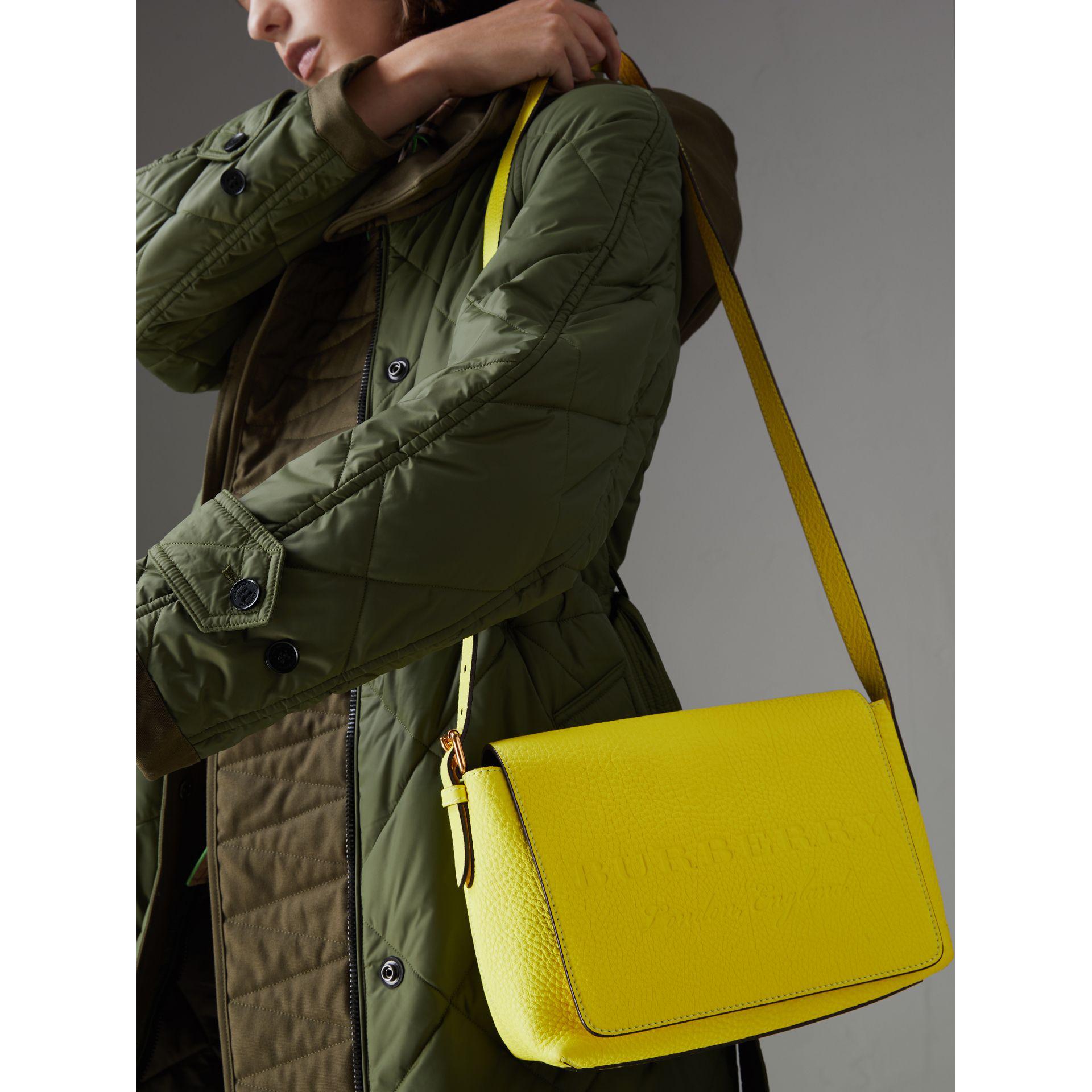 burberry neon yellow bag