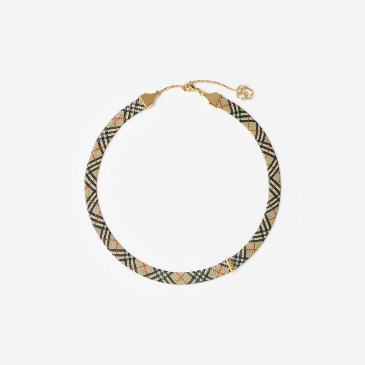 アクセサリー BURBERRY Nova Check Horse Logo necklace BURBERRY Nova Check Horse Logo necklace - メルカリ