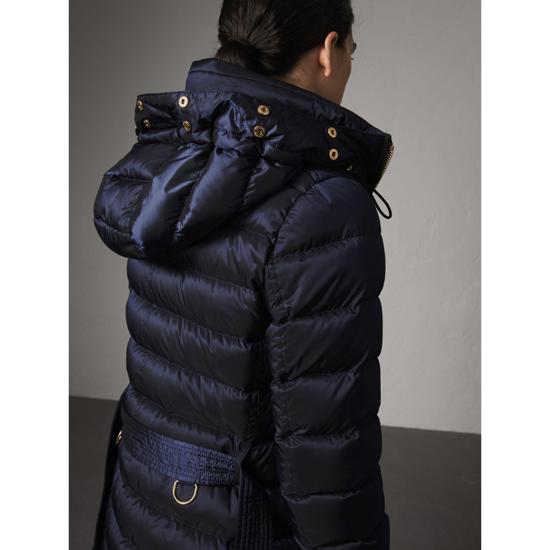 burberry down coat with fur hood