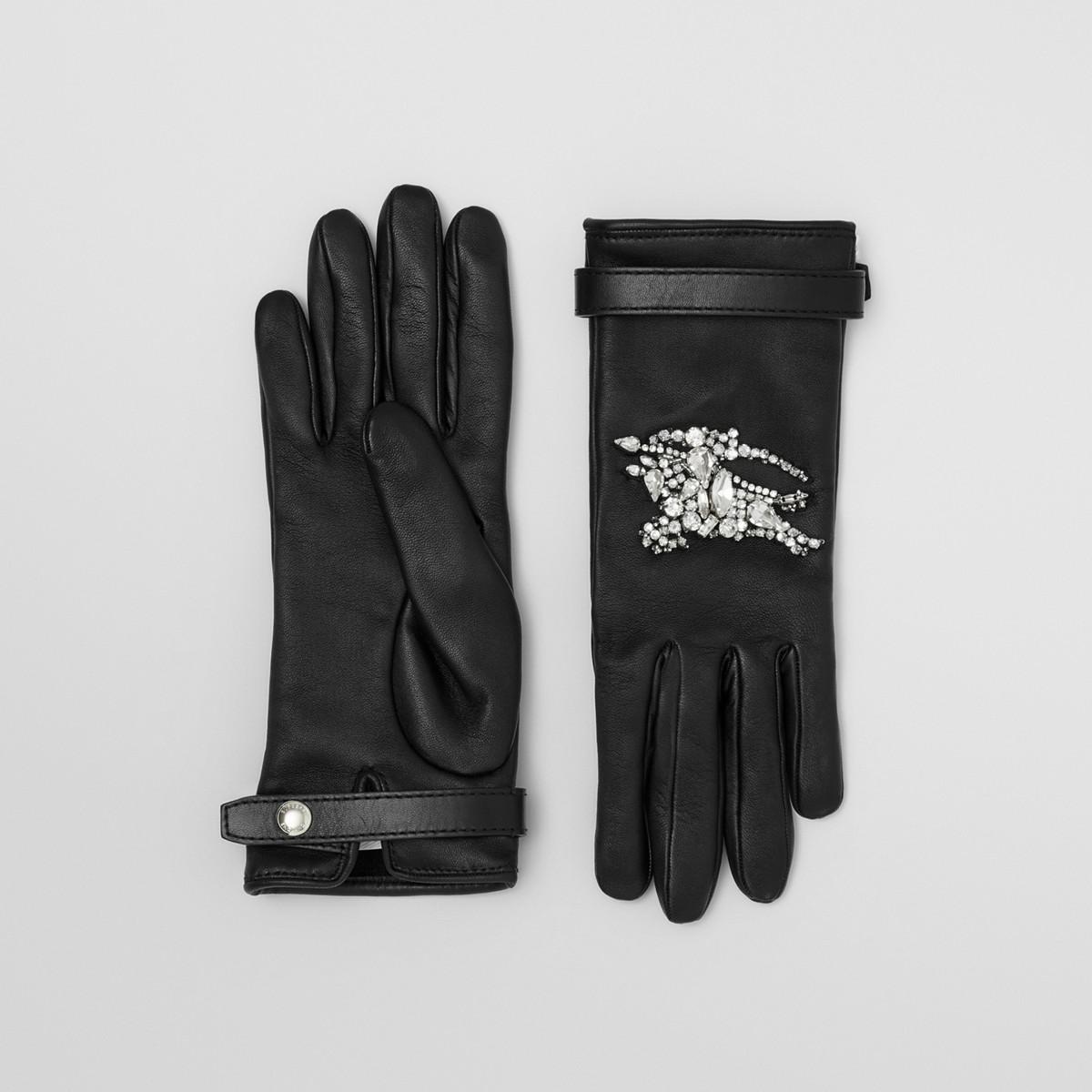 Burberry cheap leather gloves