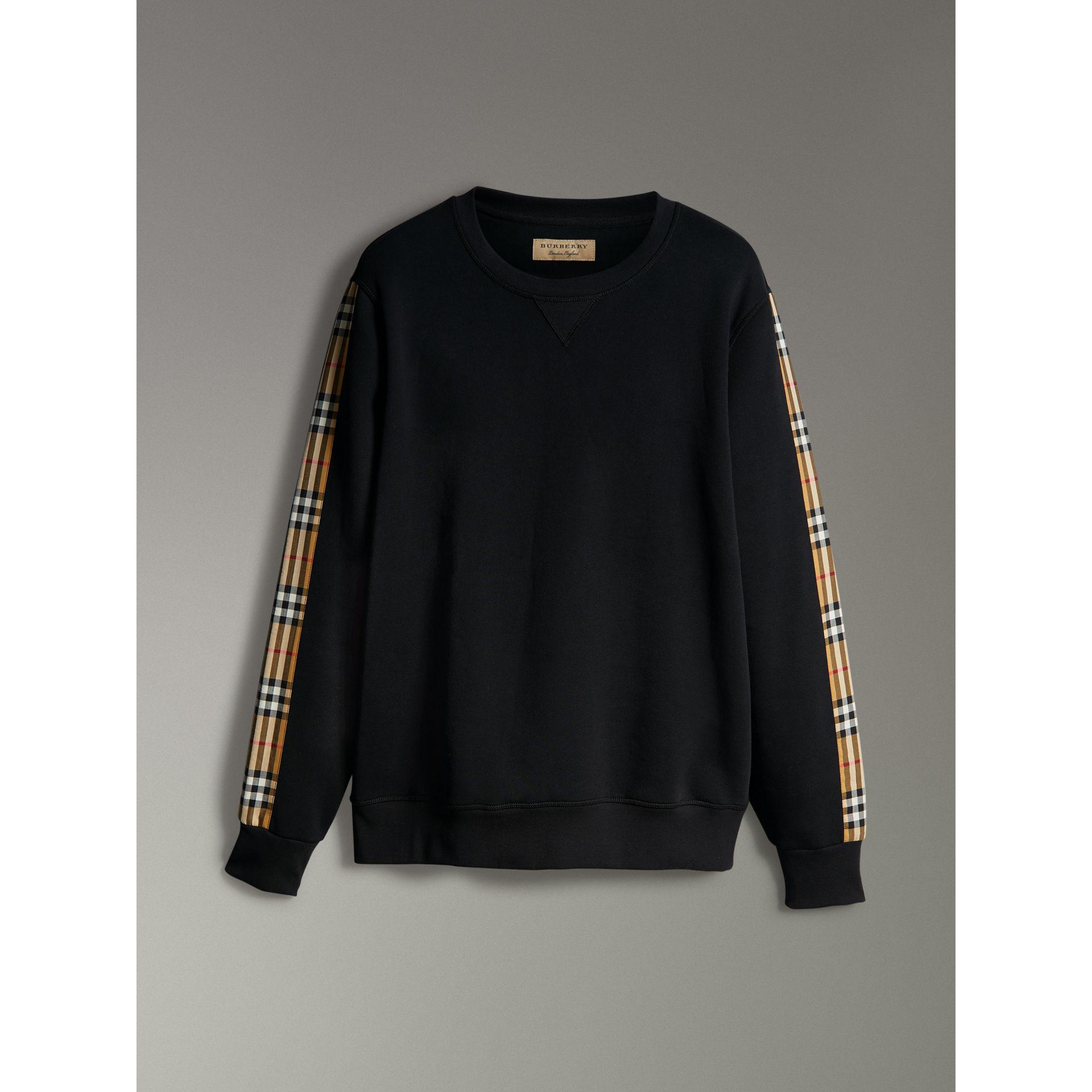 burberry vintage check sweatshirt