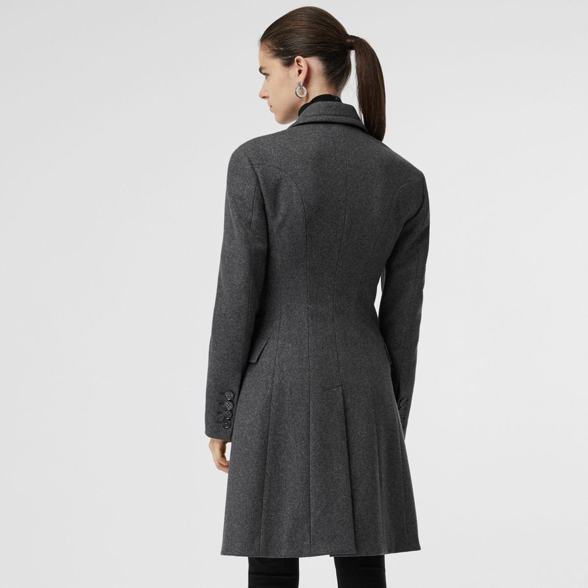 burberry double breasted wool coat