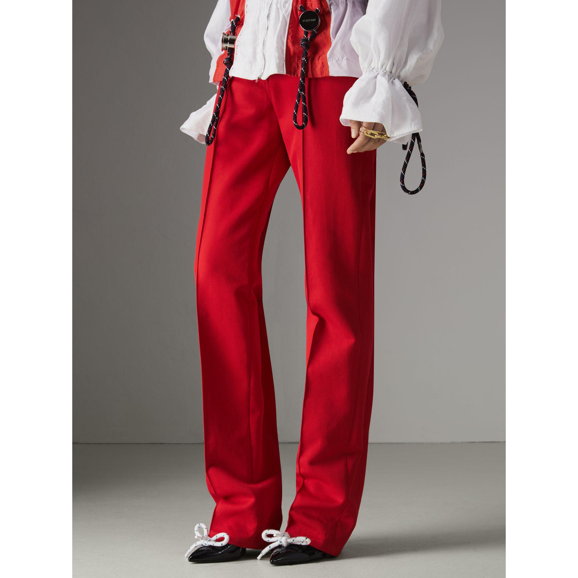 burberry red pants