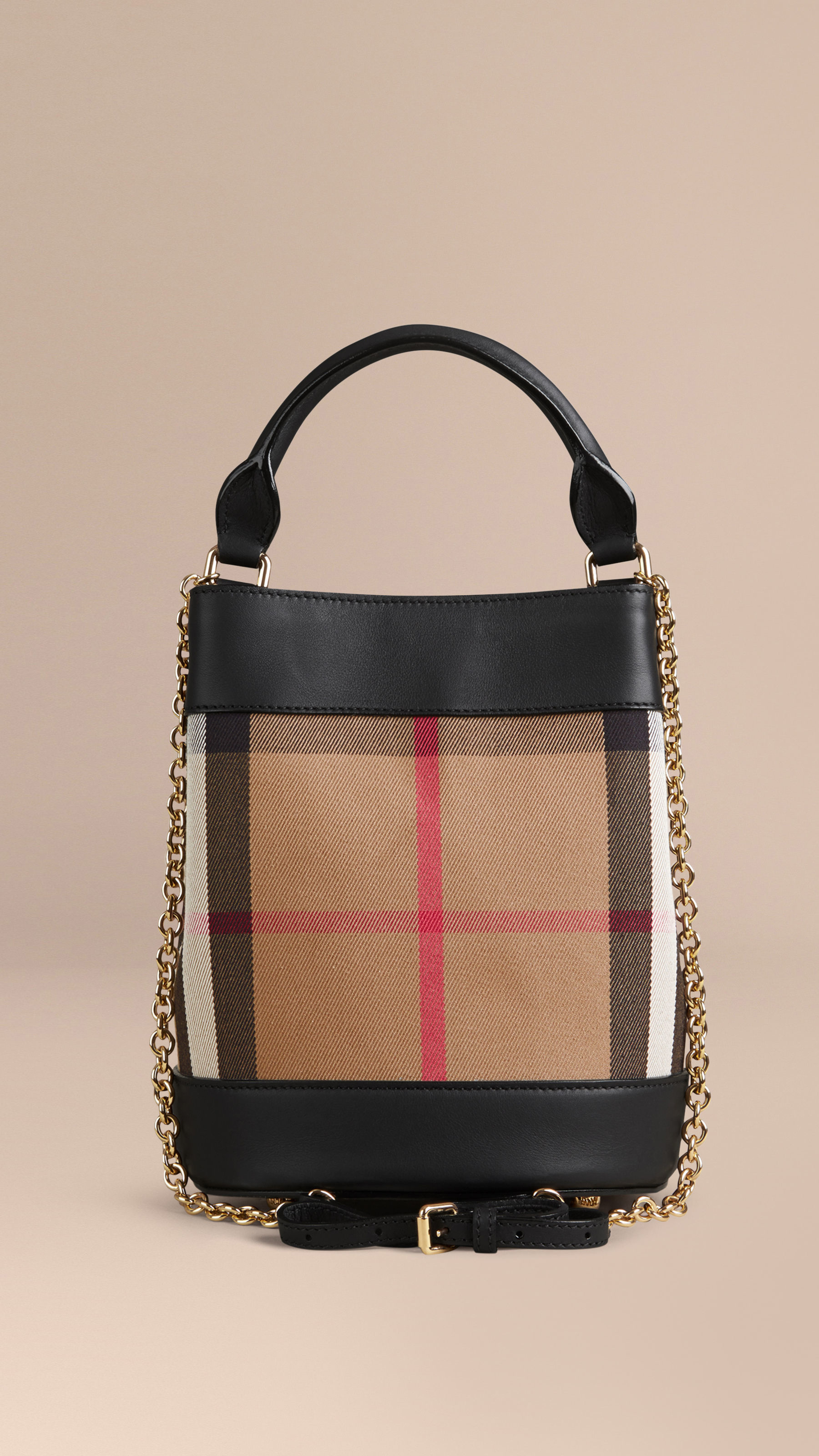 Burberry Leather Bucket Bag NAR Media Kit