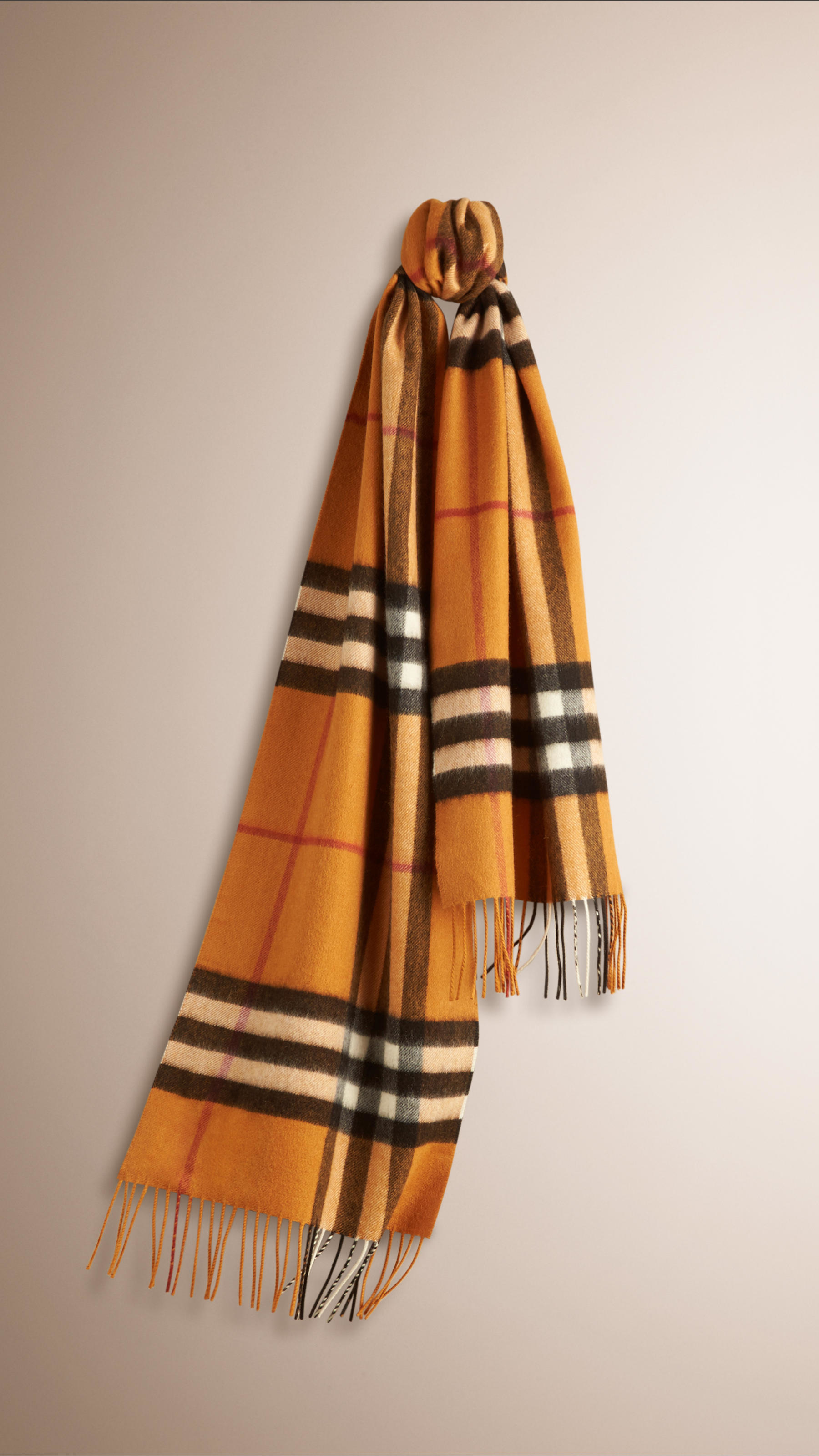 burberry scarf orange