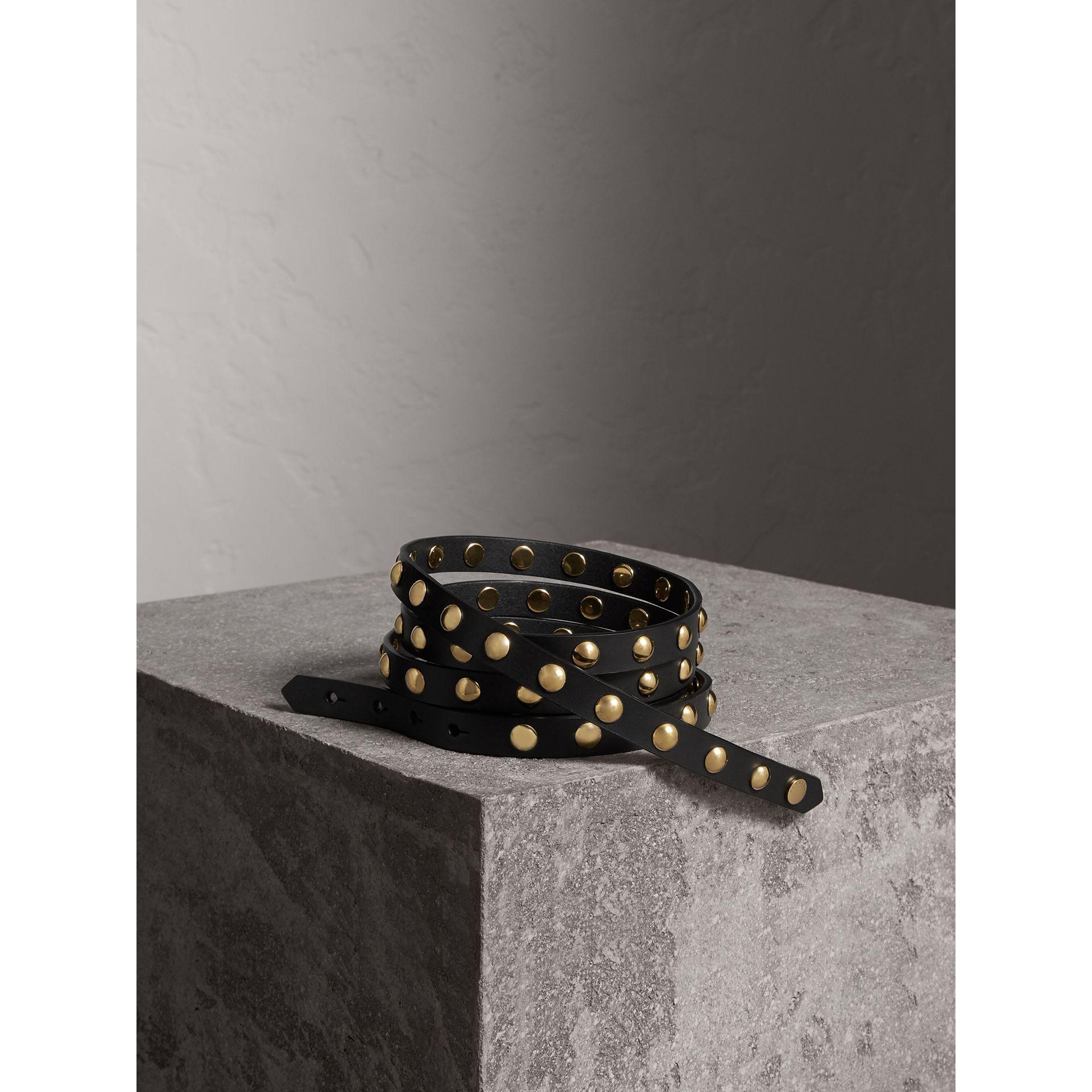 burberry studded belt