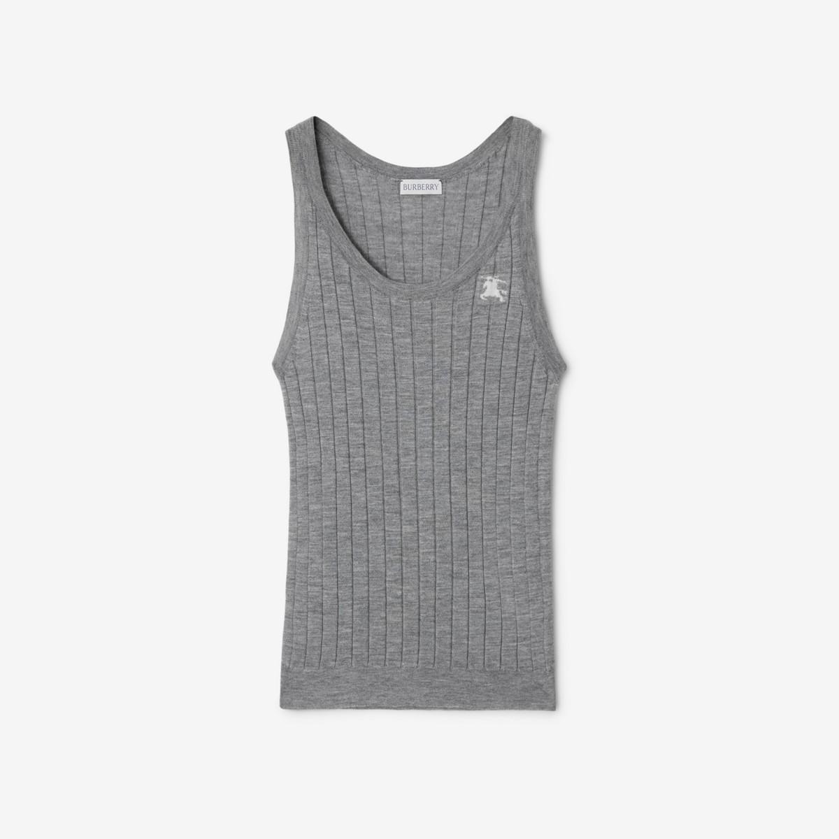 Burberry Cashmere Vest in Gray Lyst