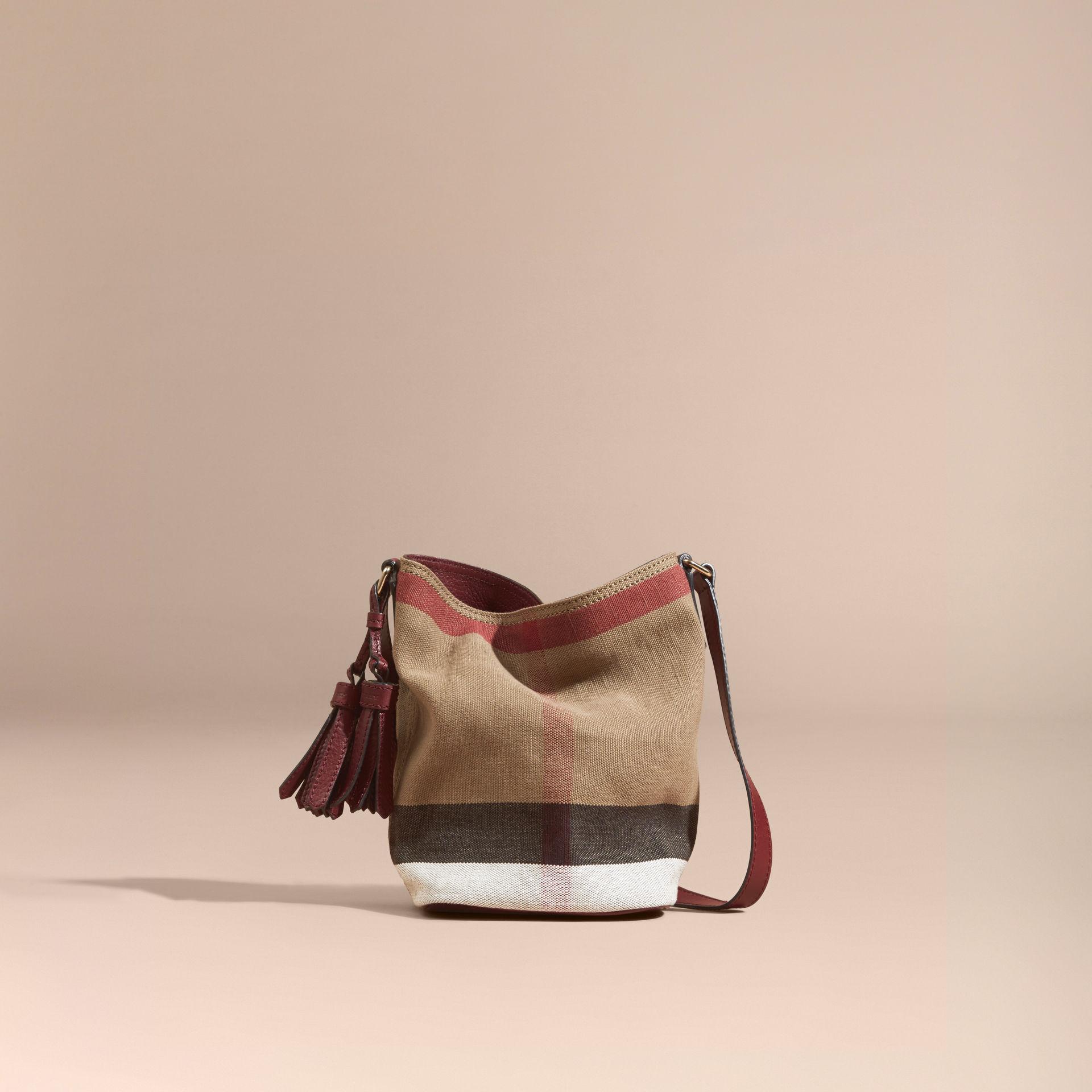 burberry small ashby in canvas