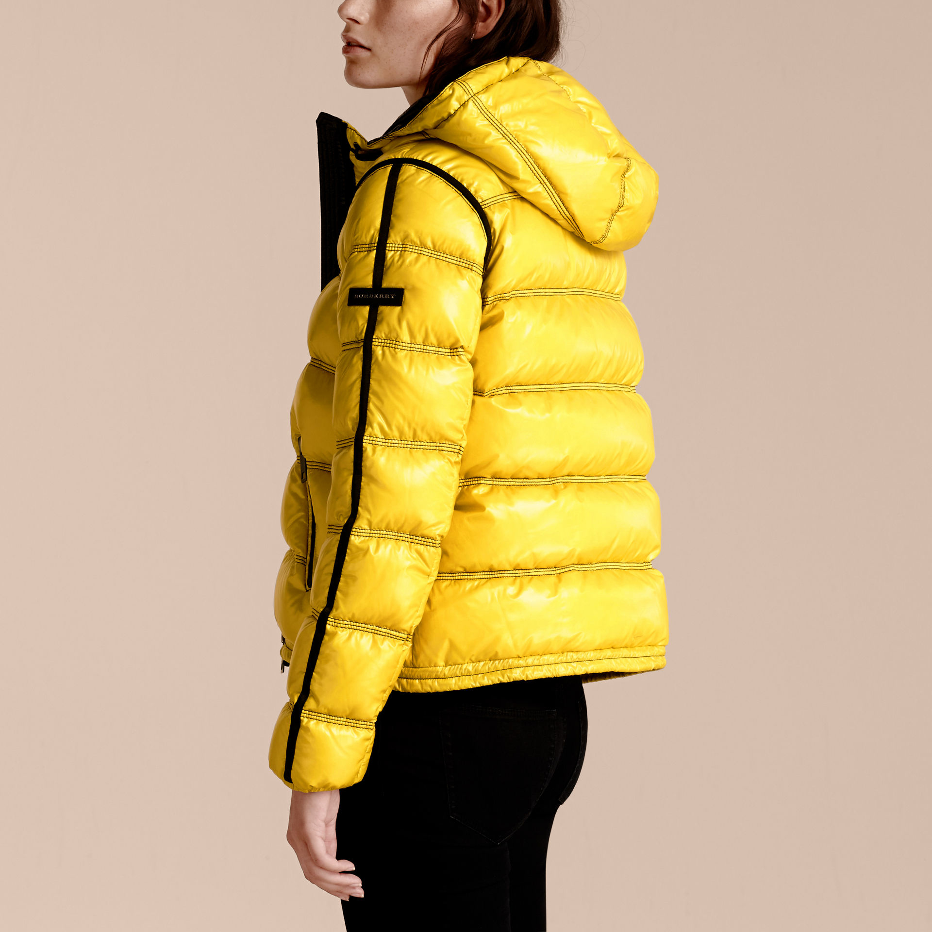burberry yellow puffer jacket