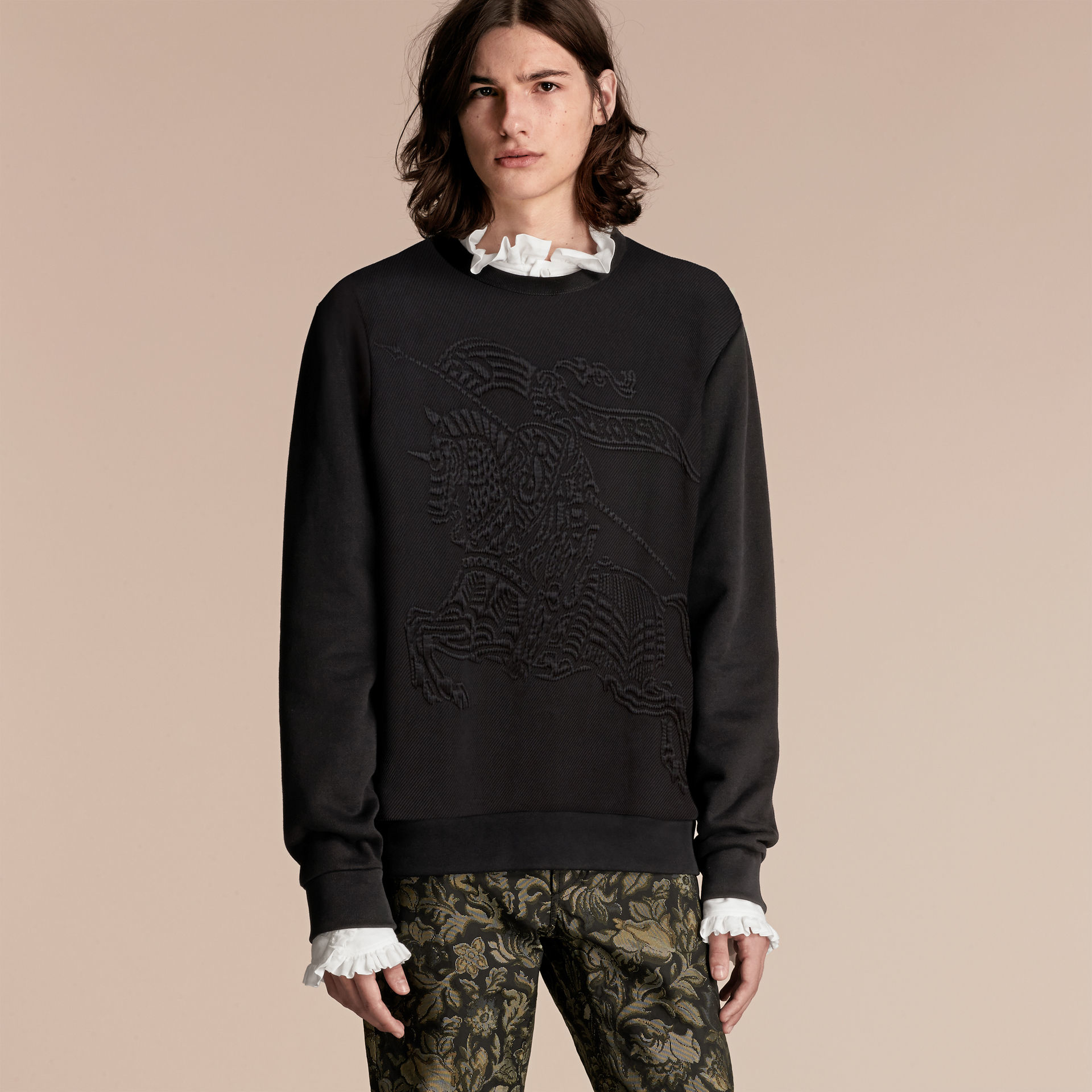 burberry sweatshirt black