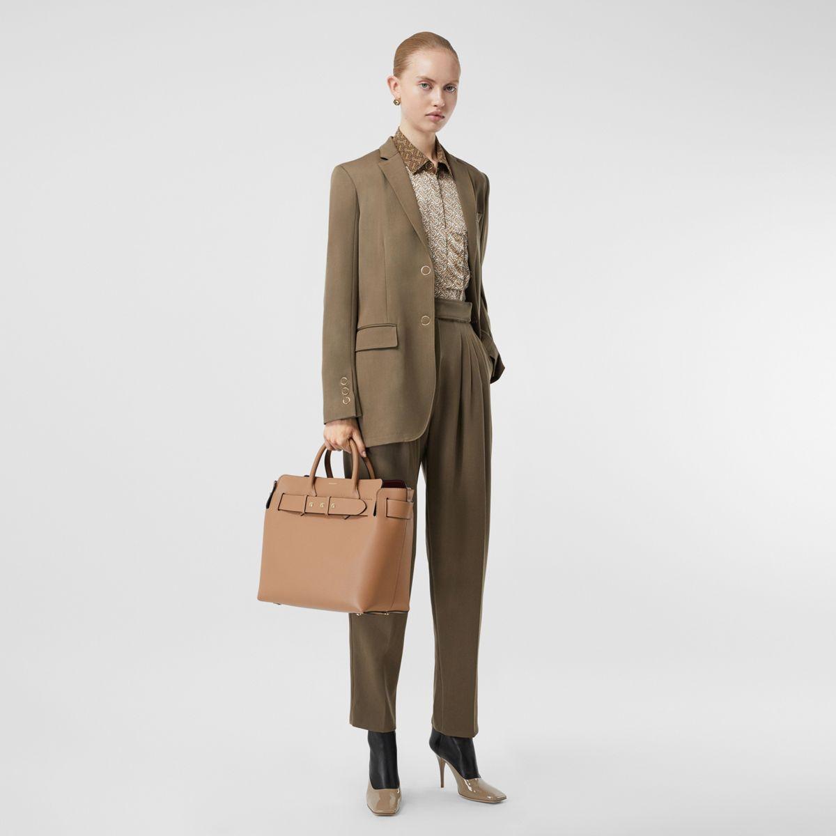 The medium leather triple stud belt bag sale